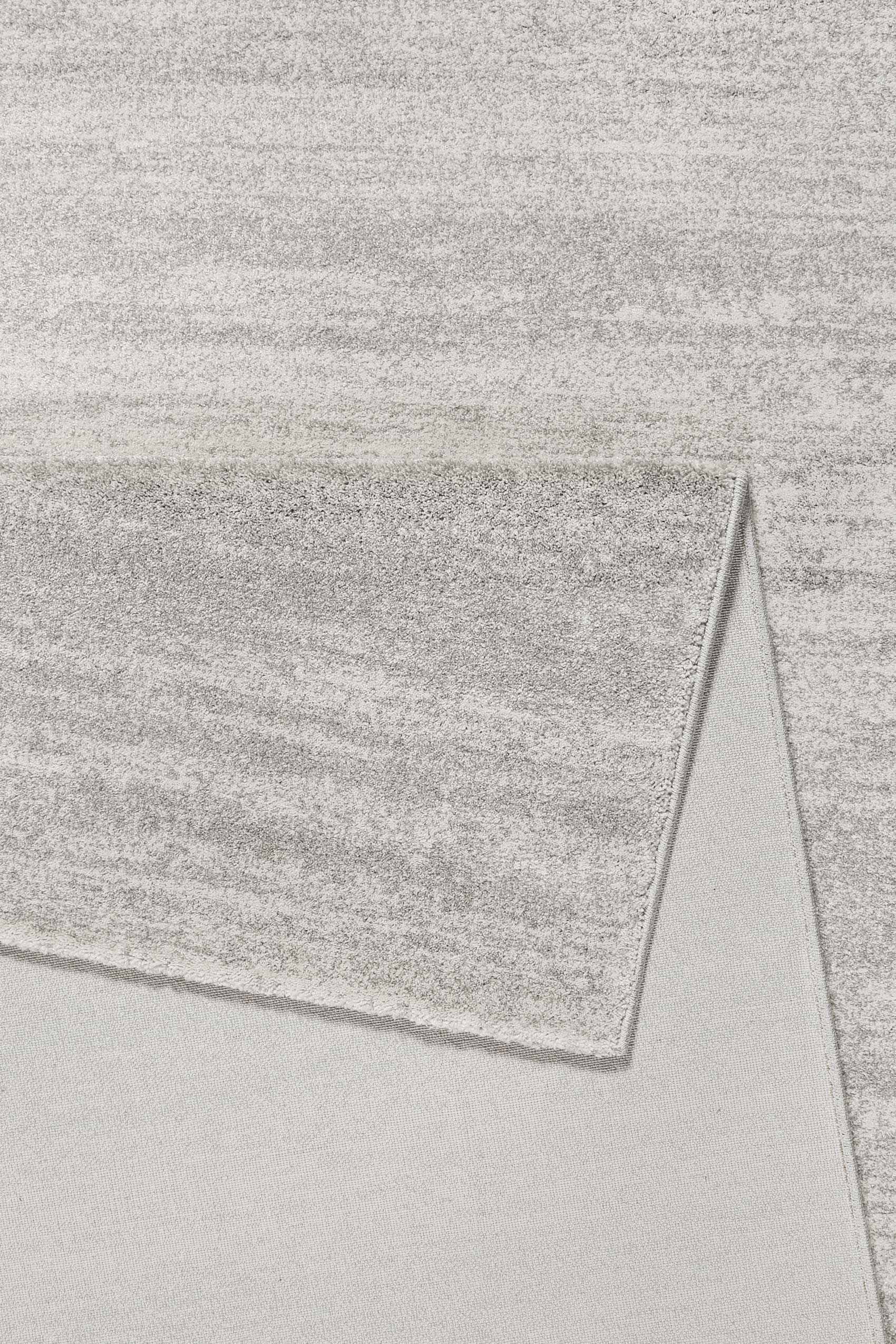 Teppich Silber Creme Kurzflor "Island Beach" WECONhome