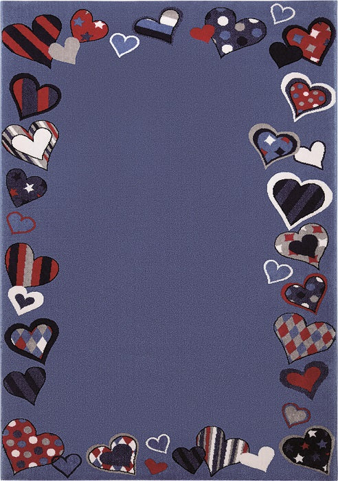 Kinderteppich Blau "Just Hearts" WECONhome