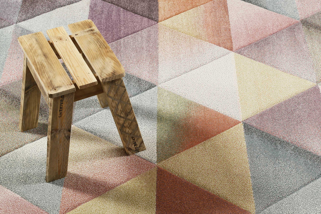 Teppich Rosa Flieder Türkis "Lighthouse" WECONhome