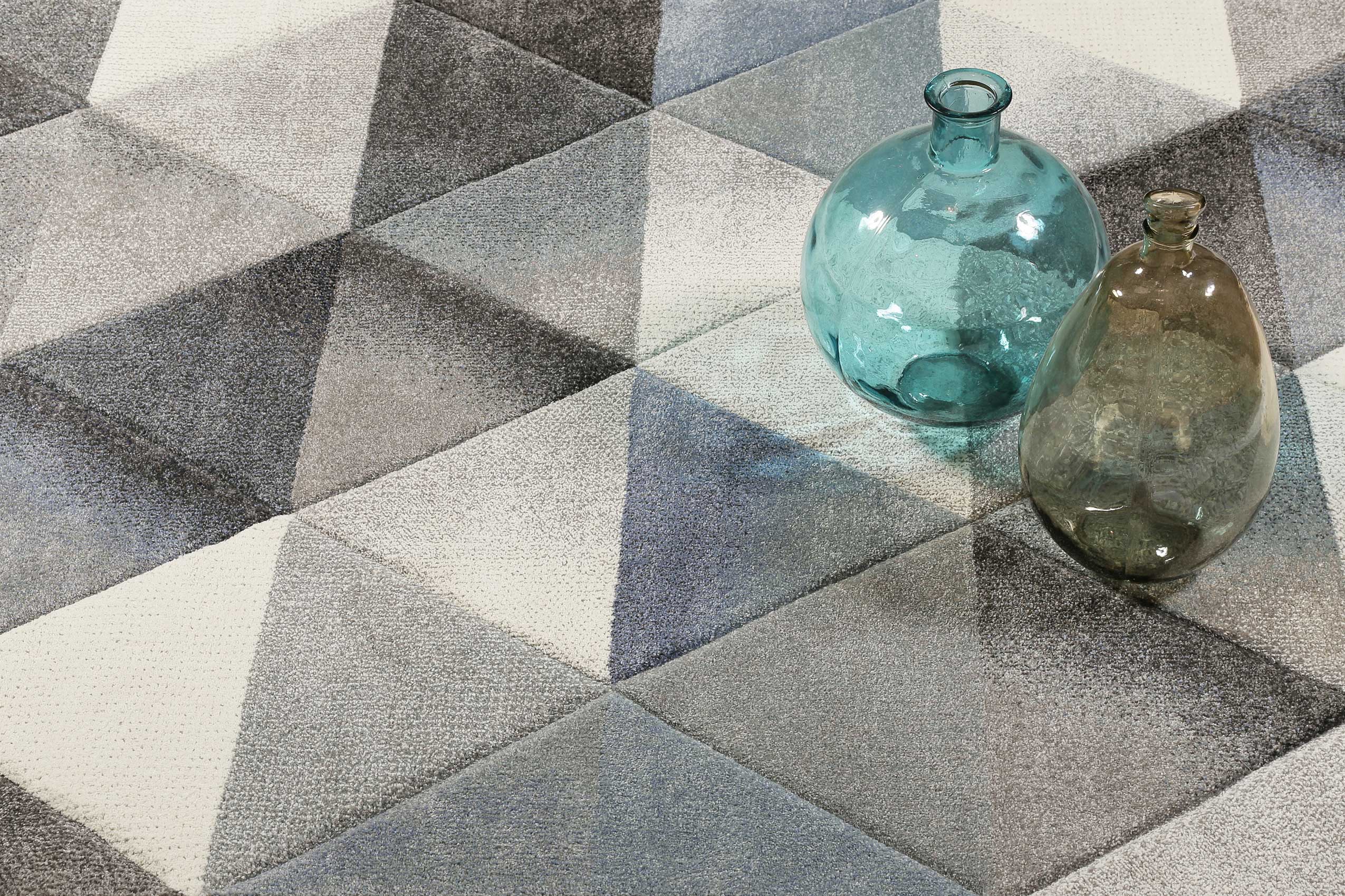 Teppich Grau Blau "Lighthouse" WECONhome