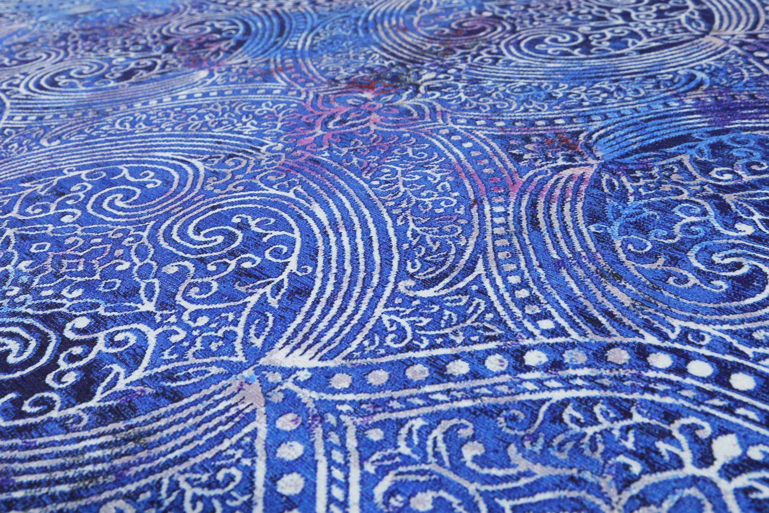 Badteppich Blau Vintage "Louis" WECONhome