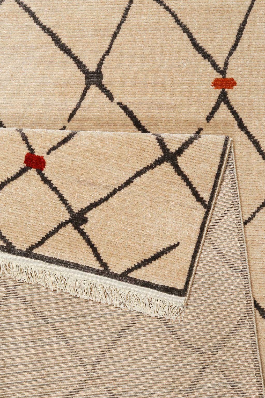 Teppich Beige Kurzflor B-Ware "Marché Bonsecours" WECONhome