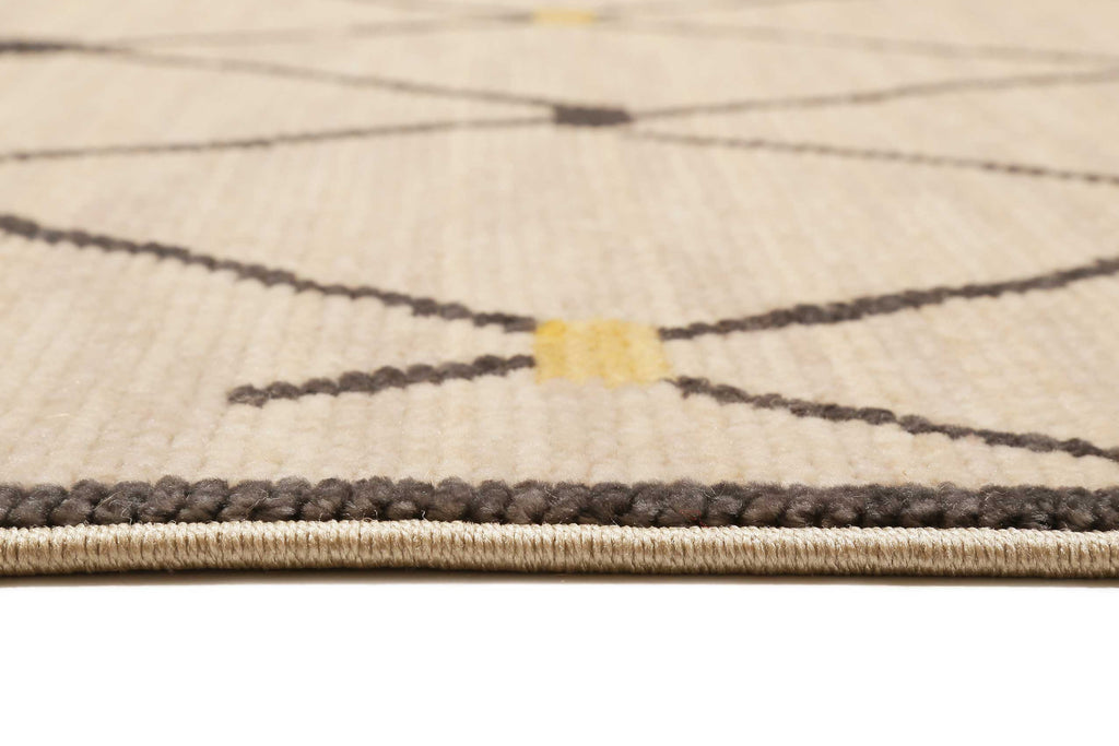 Teppich Beige Kurzflor B-Ware "Marché Bonsecours" WECONhome