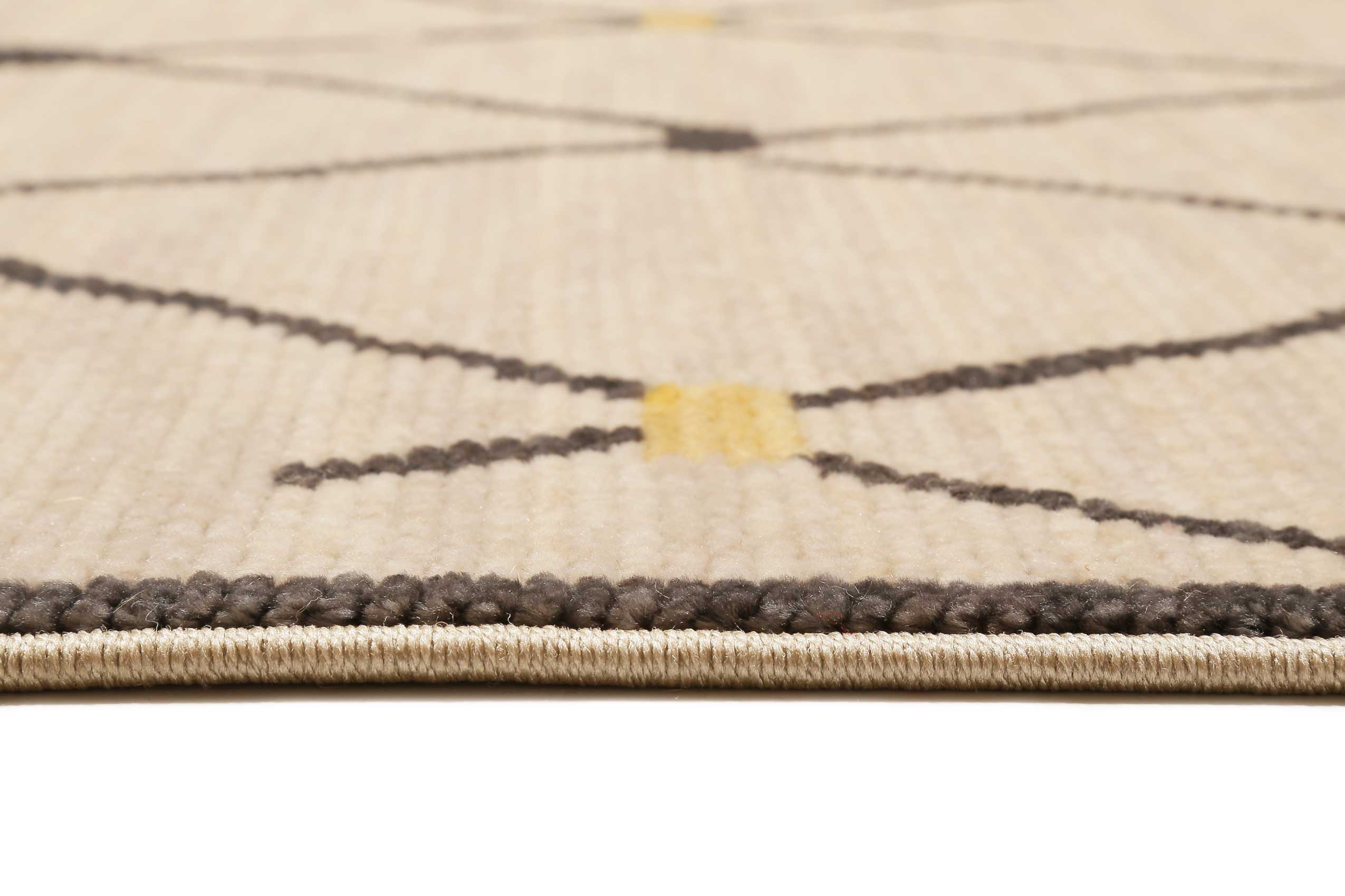 Teppich Beige Kurzflor B-Ware "Marché Bonsecours" WECONhome