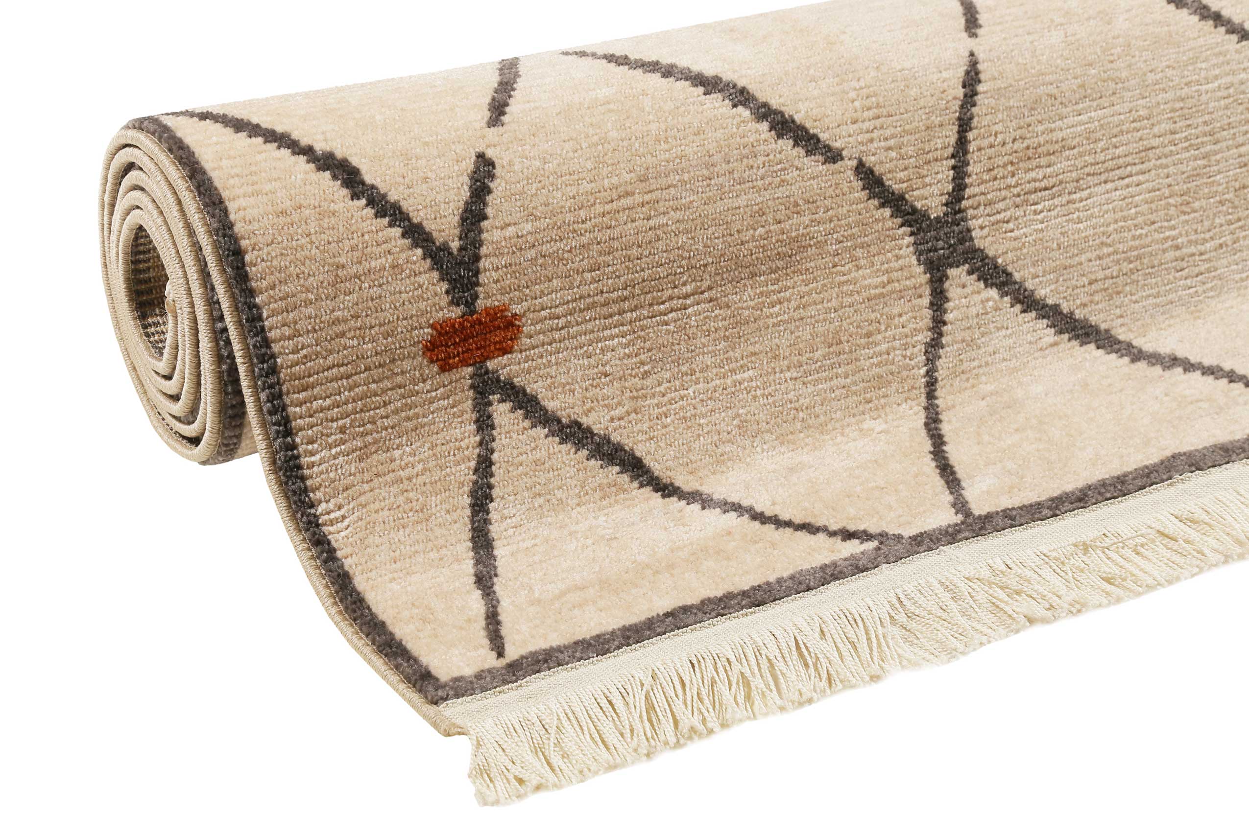 Teppich Beige Kurzflor B-Ware "Marché Bonsecours" WECONhome