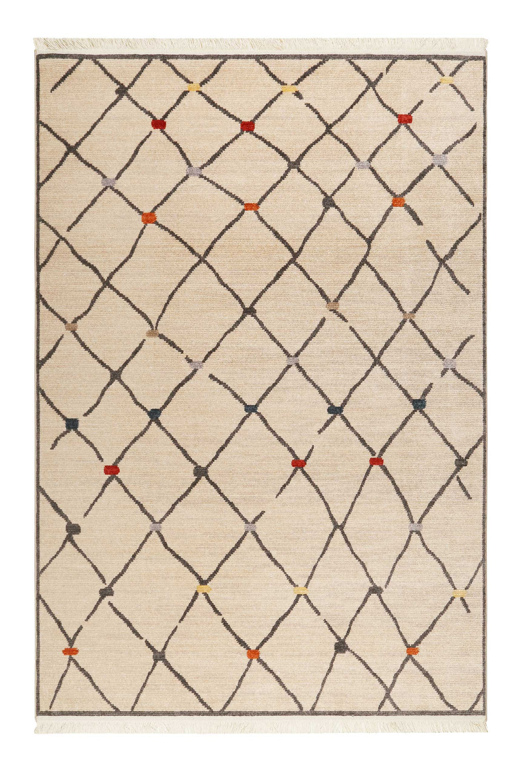 Teppich Beige Kurzflor B-Ware "Marché Bonsecours" WECONhome