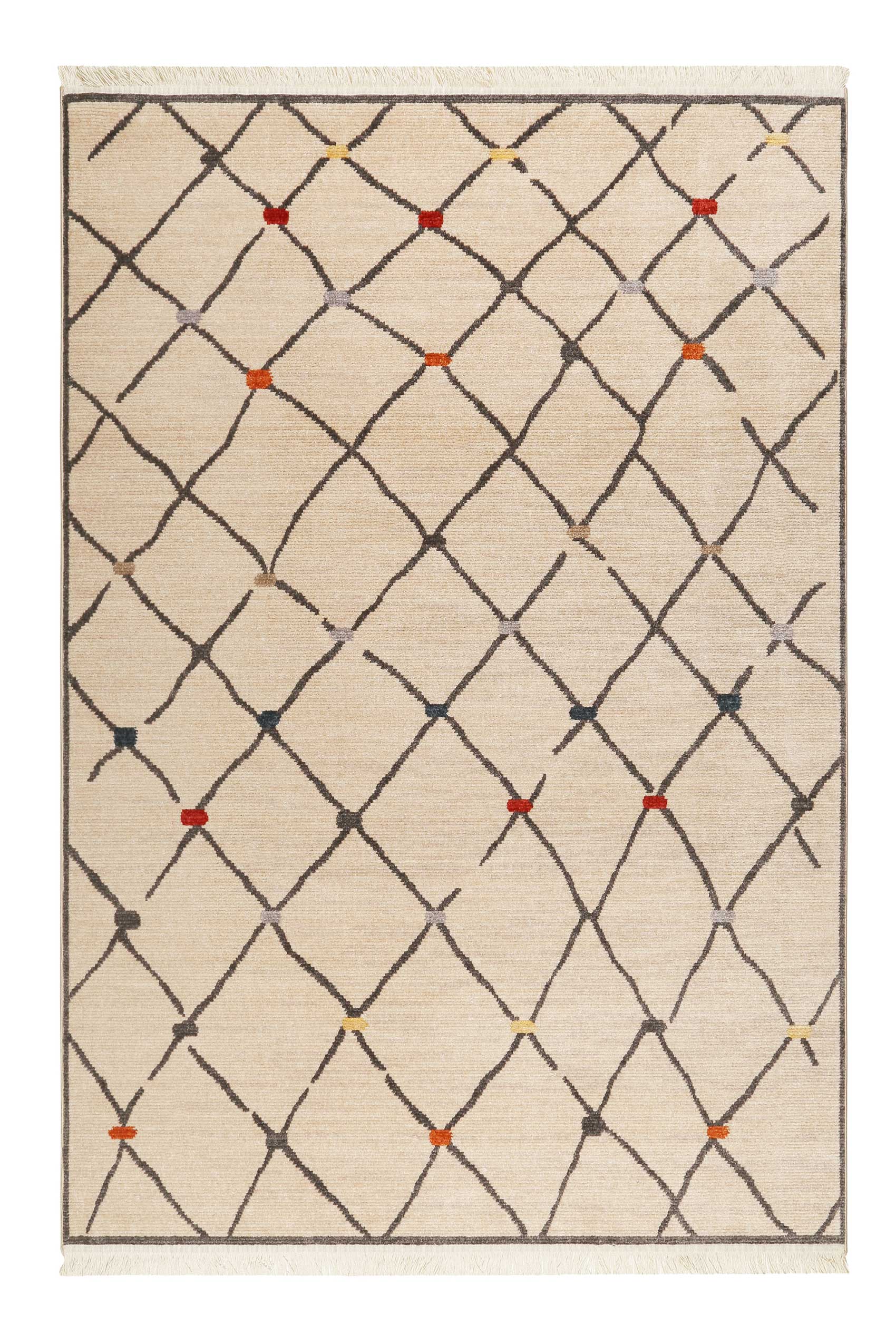 Teppich Beige Kurzflor B-Ware "Marché Bonsecours" WECONhome