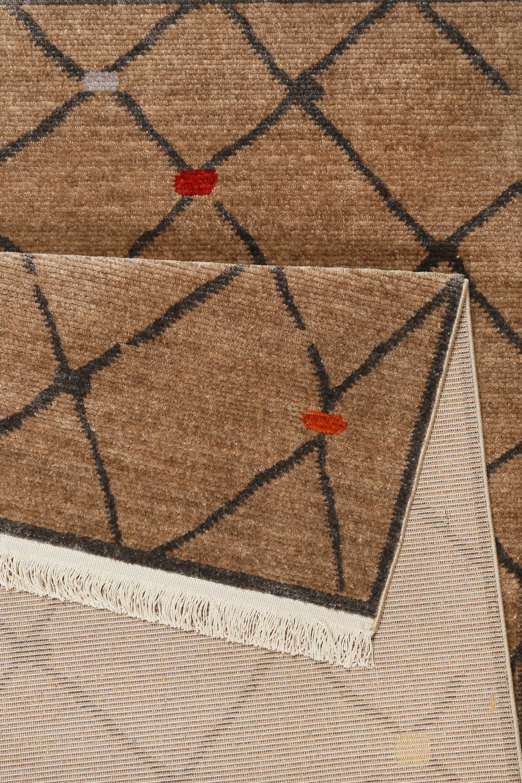 Teppich Braun Kurzflor B-Ware "Marché Bonsecours" WECONhome