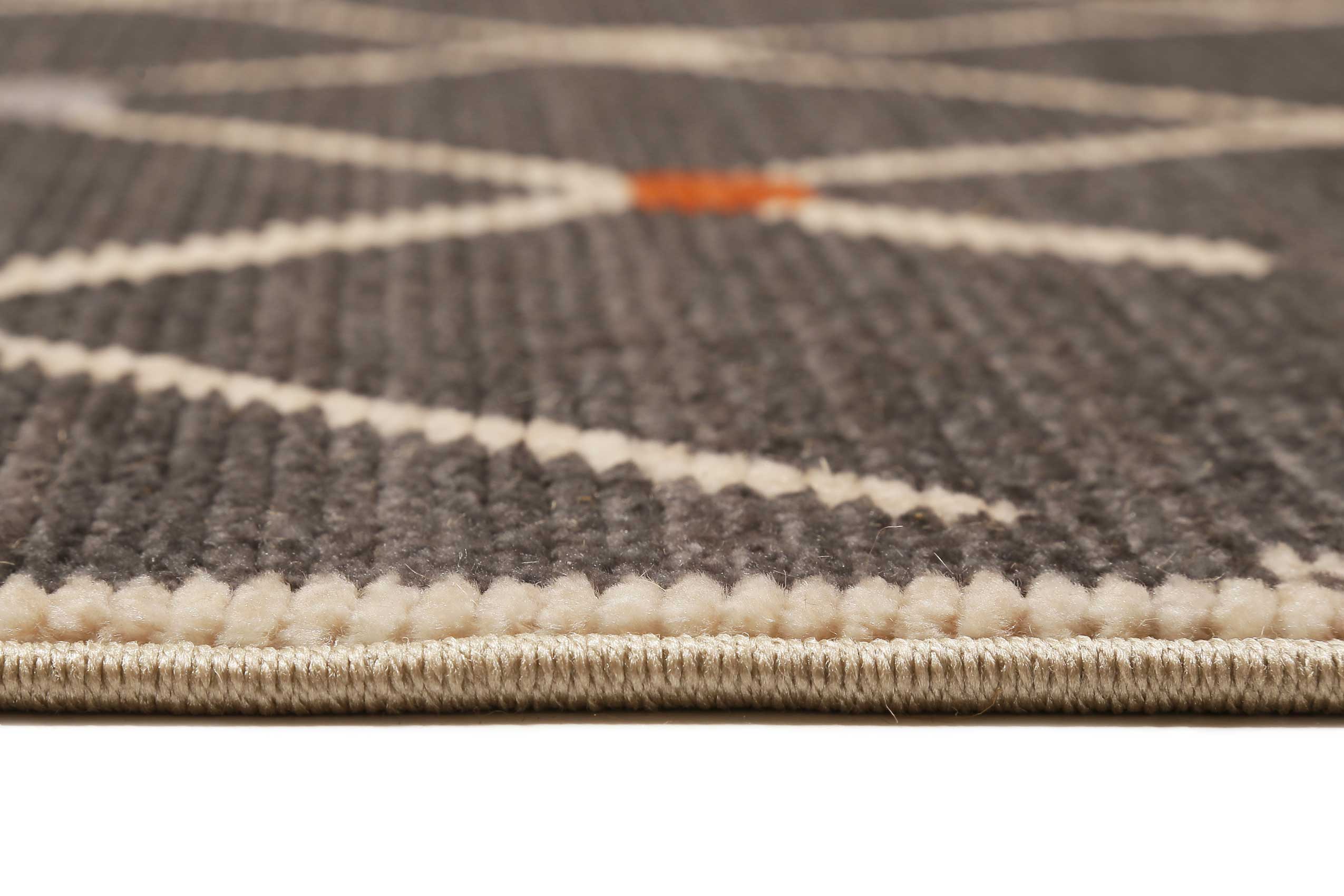 Teppich Dunkelgrau Kurzflor B-Ware "Marché Bonsecours" WECONhome