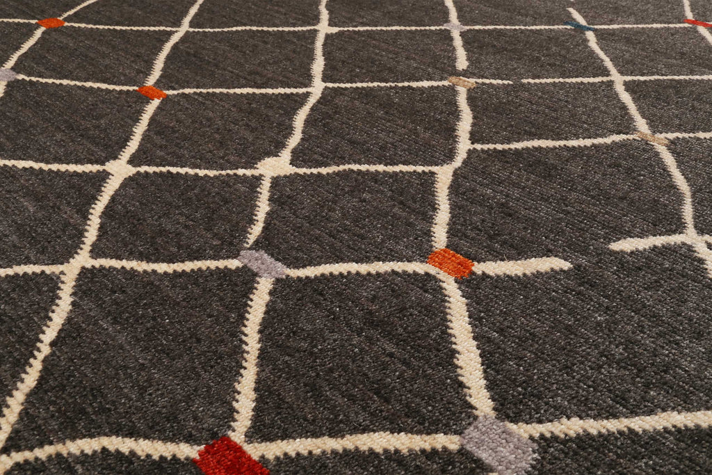 Teppich Dunkelgrau Kurzflor B-Ware "Marché Bonsecours" WECONhome
