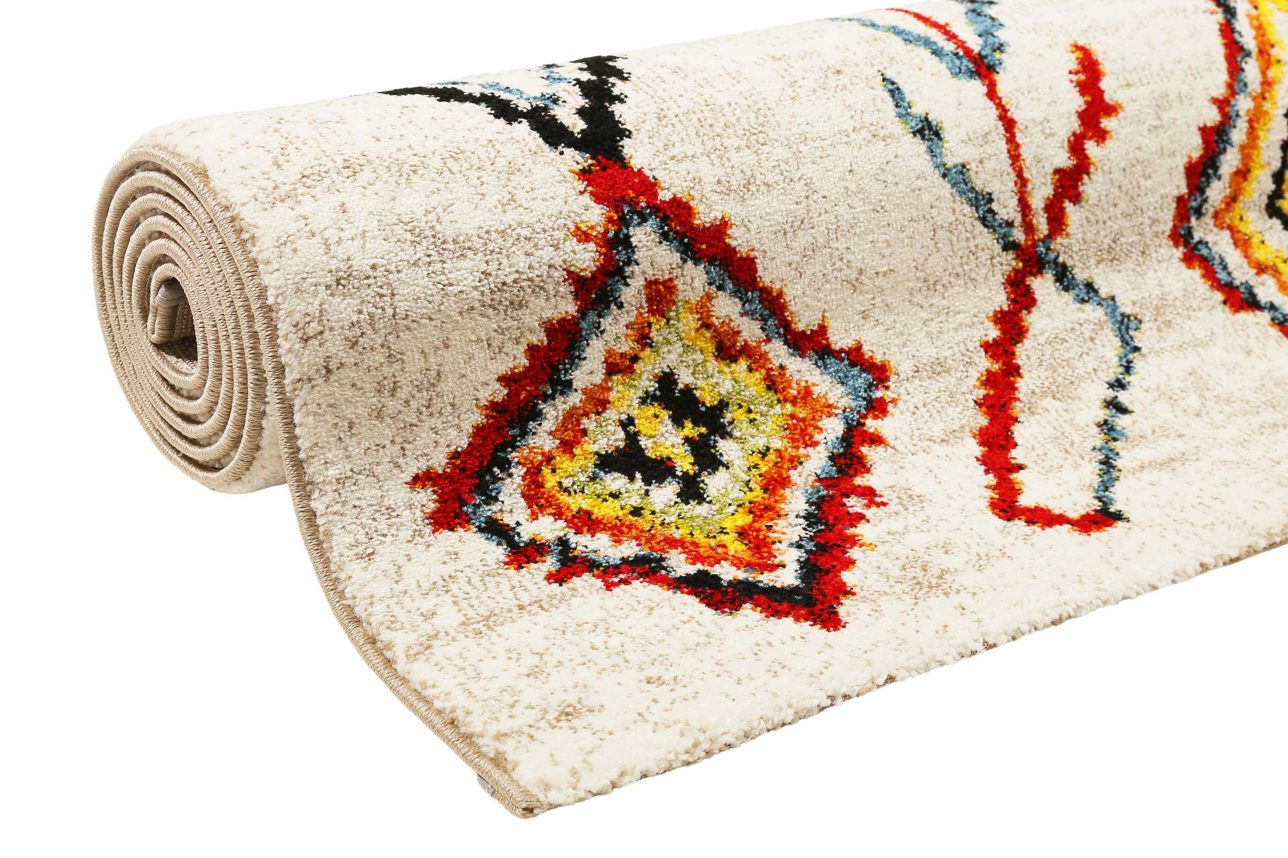 Teppich Beige Bunt Kurzflor" Medina & Colorful Marrakesh" WECONhome
