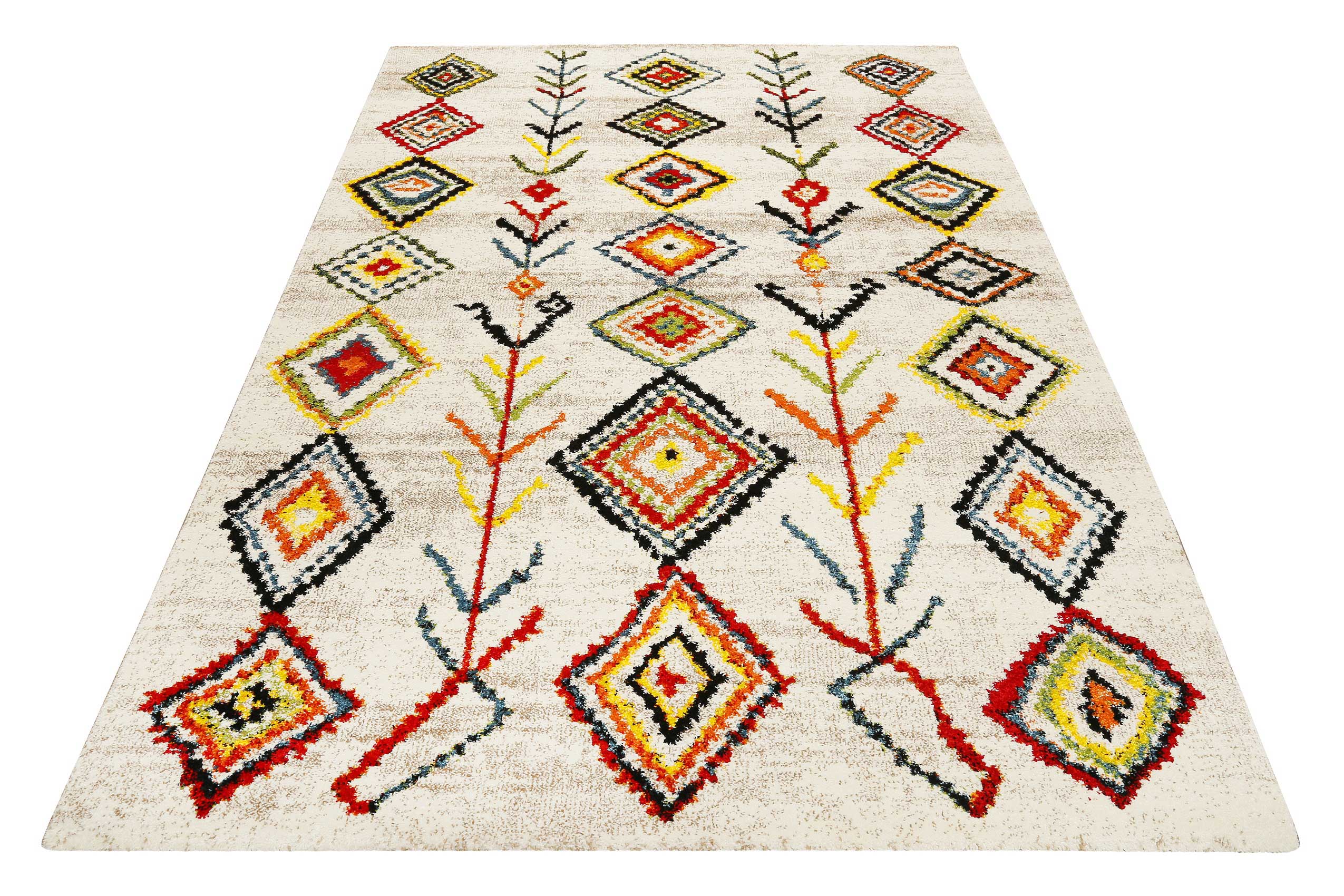Teppich Beige Bunt Kurzflor" Medina & Colorful Marrakesh" WECONhome
