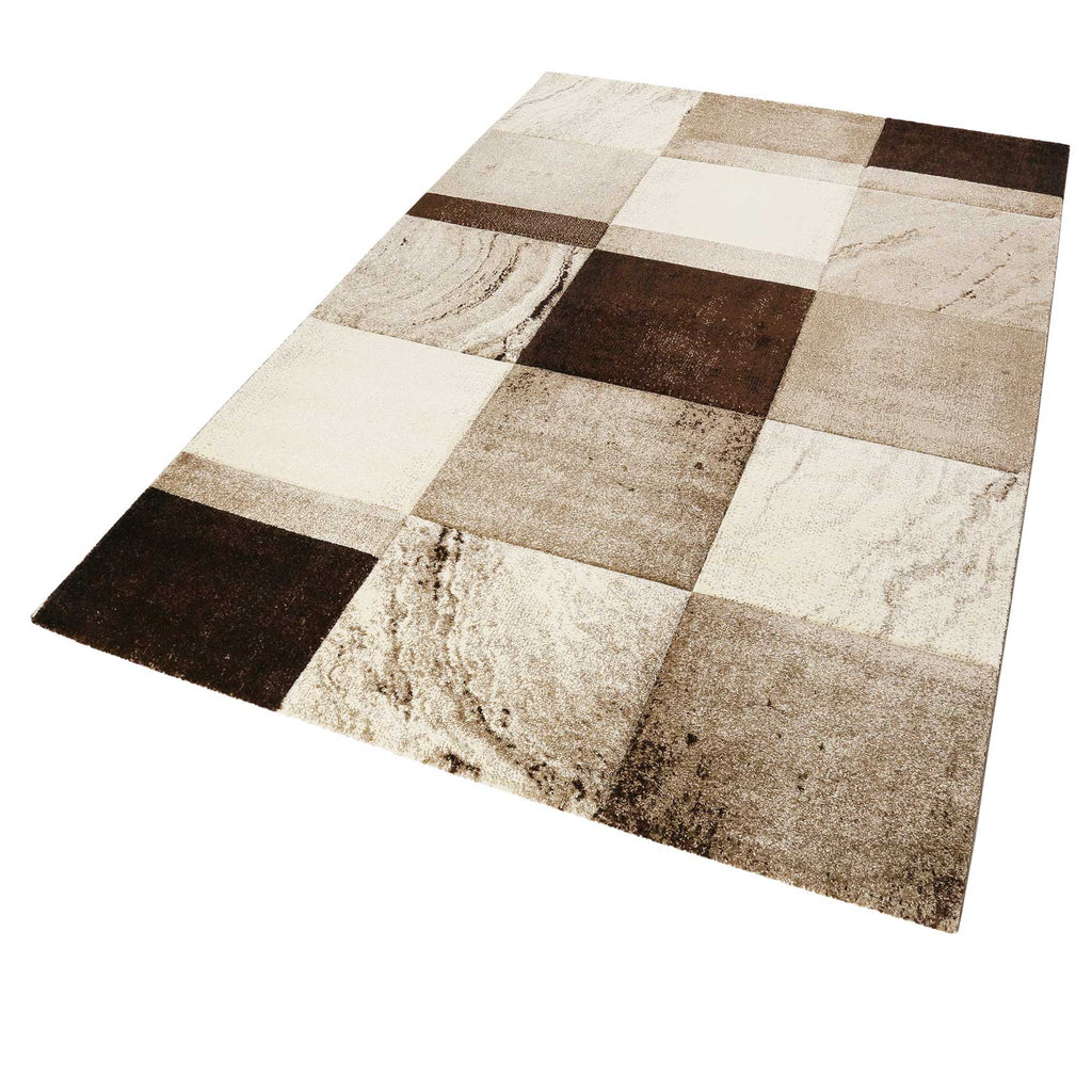 Teppich Kurzflor Beige Braun "Mirage" WECONhome
