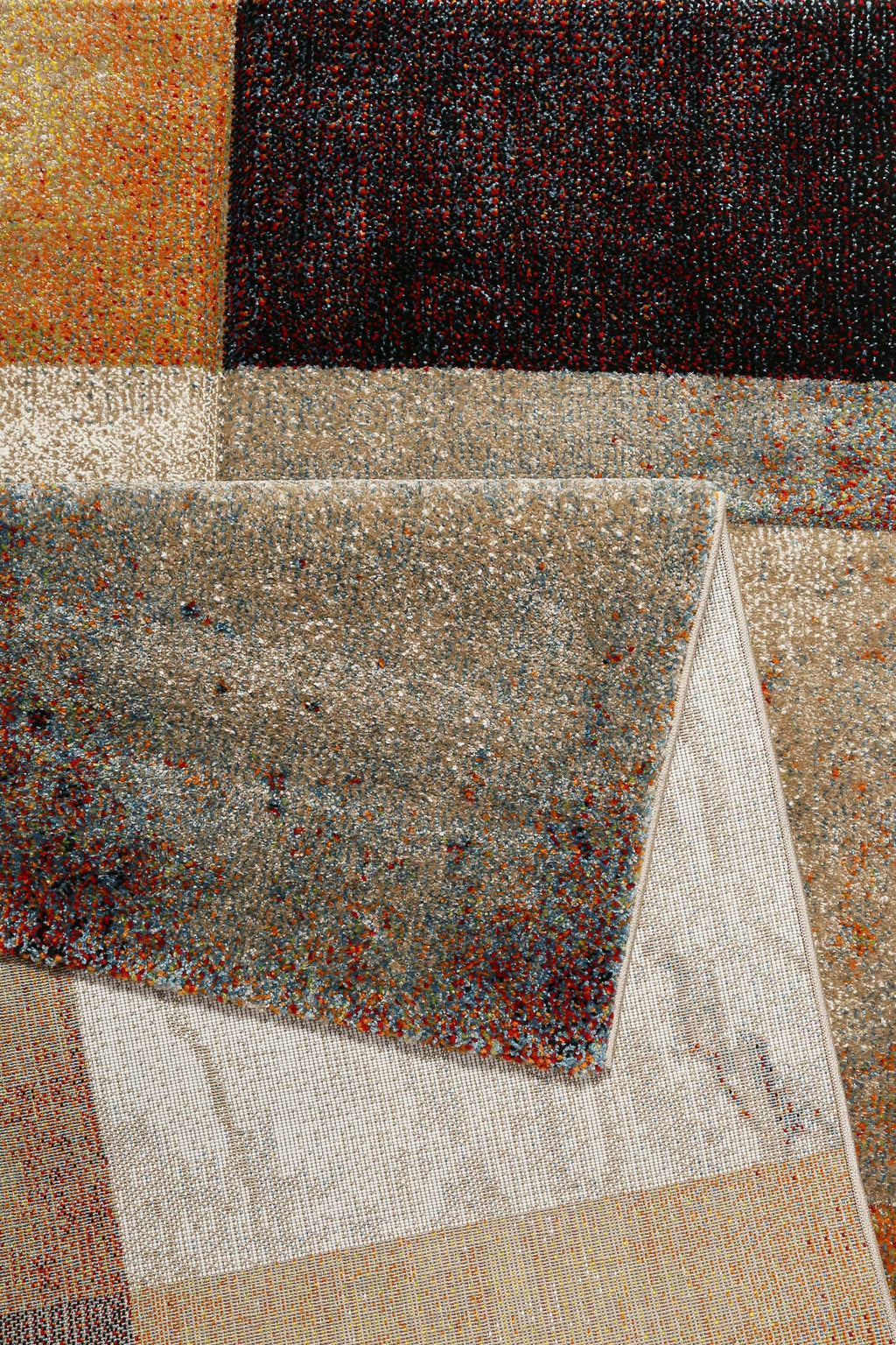 Teppich Kurzflor Beige Taupe Orange "Mirage" WECONhome
