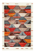 Teppich Orange Rot Beige Kurzflor "Modern Berber" WECONhome