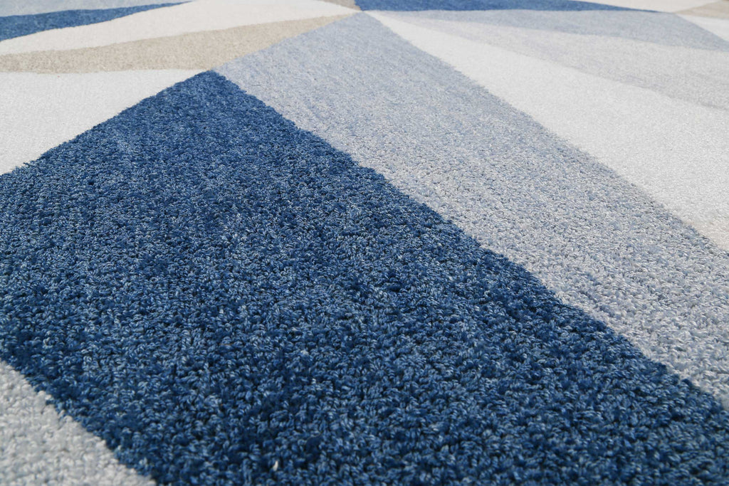 Teppich Blau Kurzflor "Next Time 2.0" WECONhome