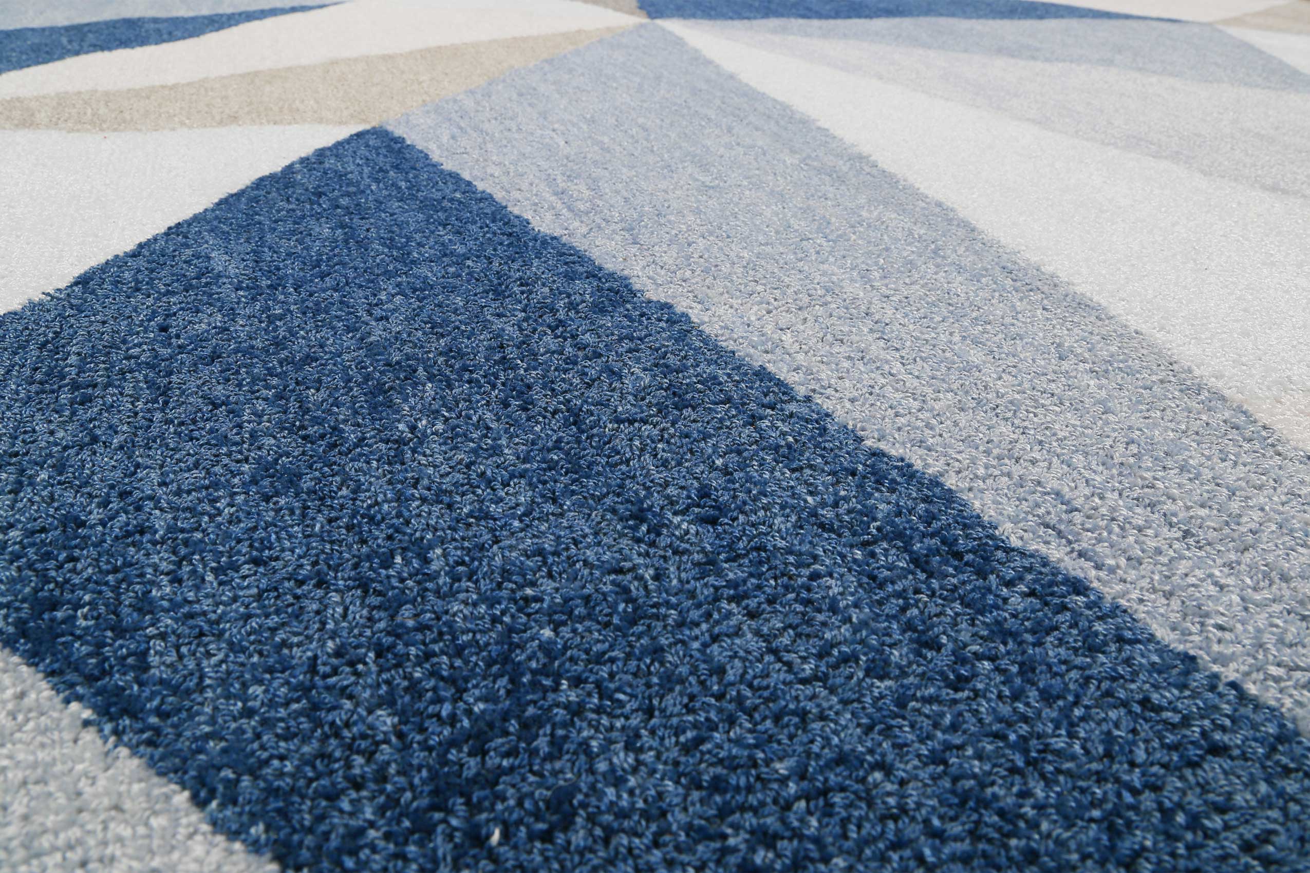 Teppich Blau Kurzflor "Next Time 2.0" WECONhome