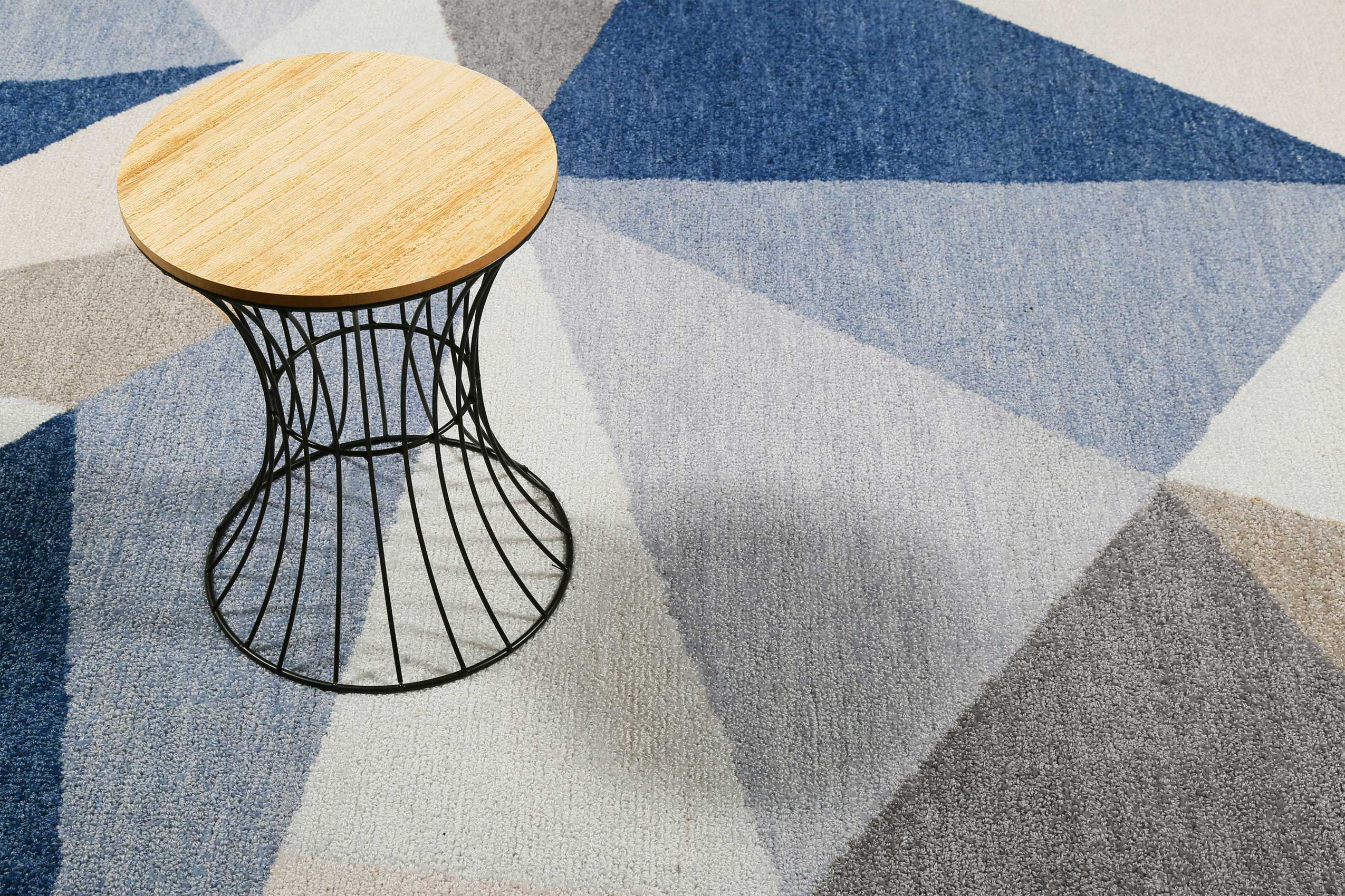 Teppich Blau Kurzflor "Next Time 2.0" WECONhome