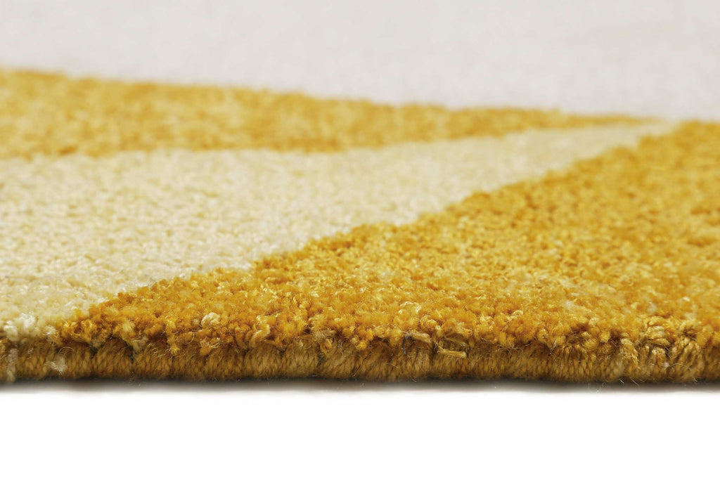 Teppich Gelb Gold Kurzflor "Next Time 2.0" WECONhome