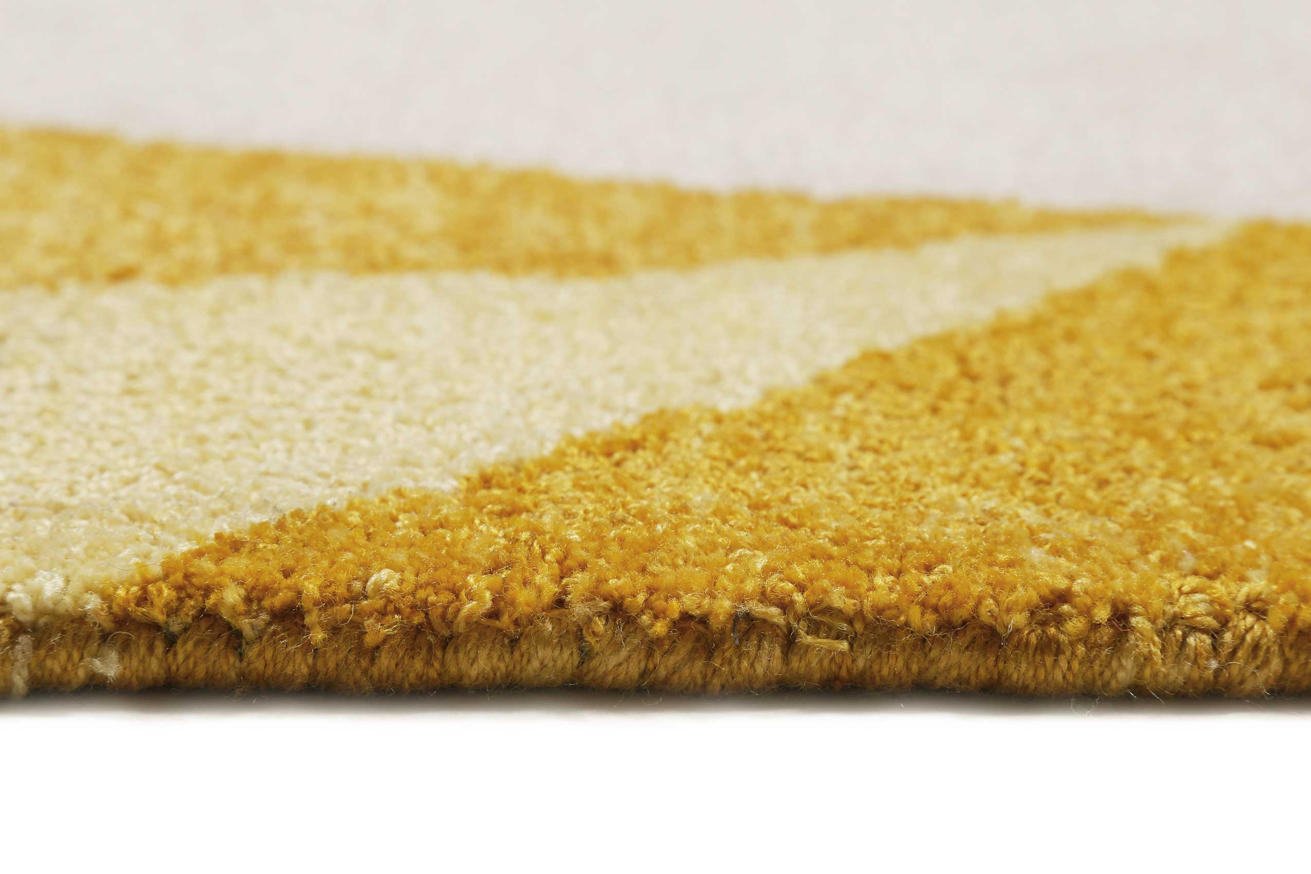 Teppich Gelb Gold Kurzflor "Next Time 2.0" WECONhome