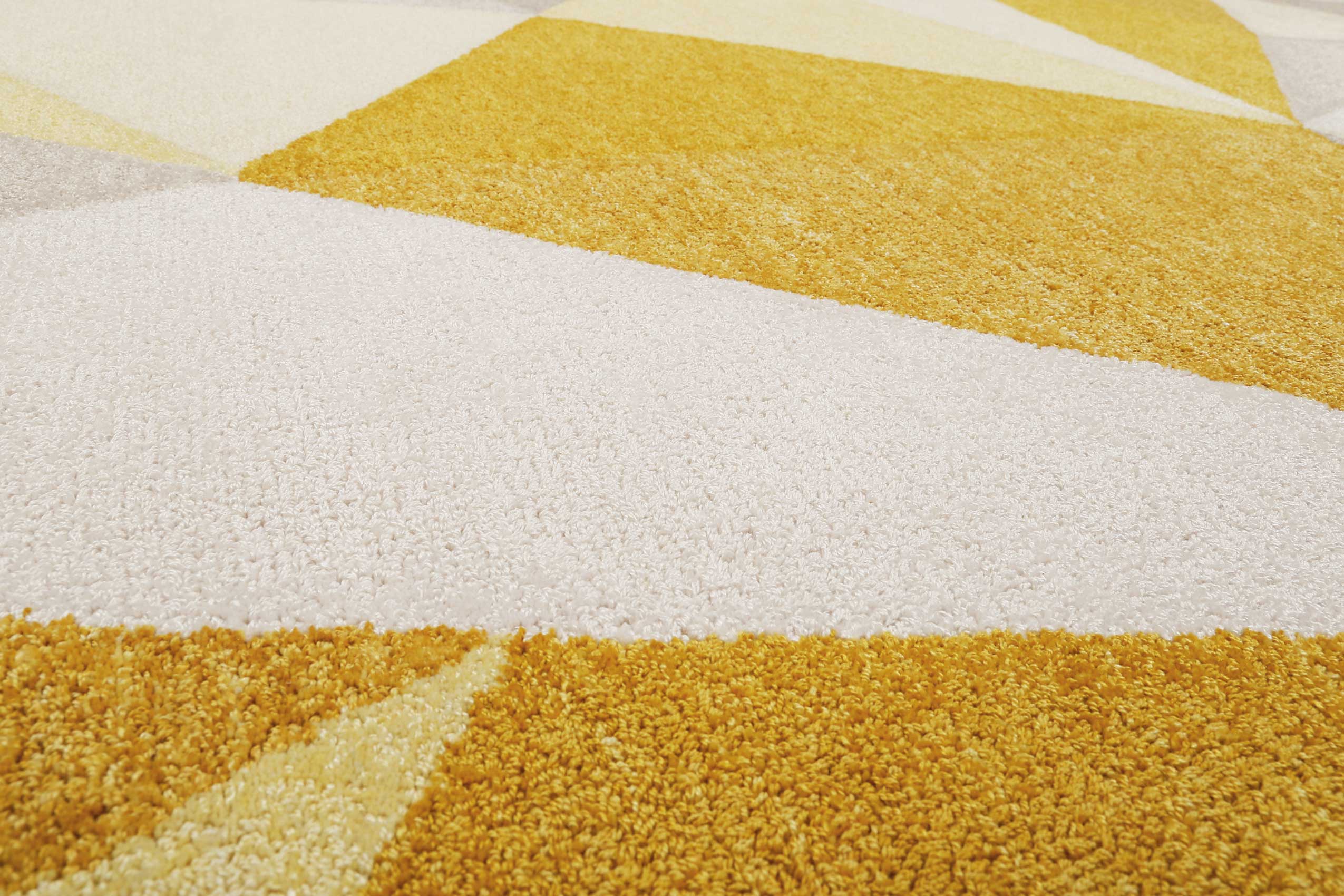 Teppich Gelb Gold Kurzflor "Next Time 2.0" WECONhome