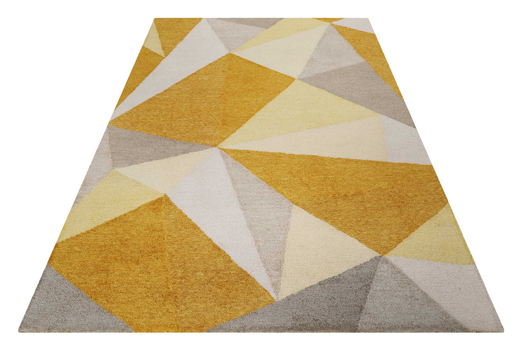 Teppich Gelb Gold Kurzflor "Next Time 2.0" WECONhome
