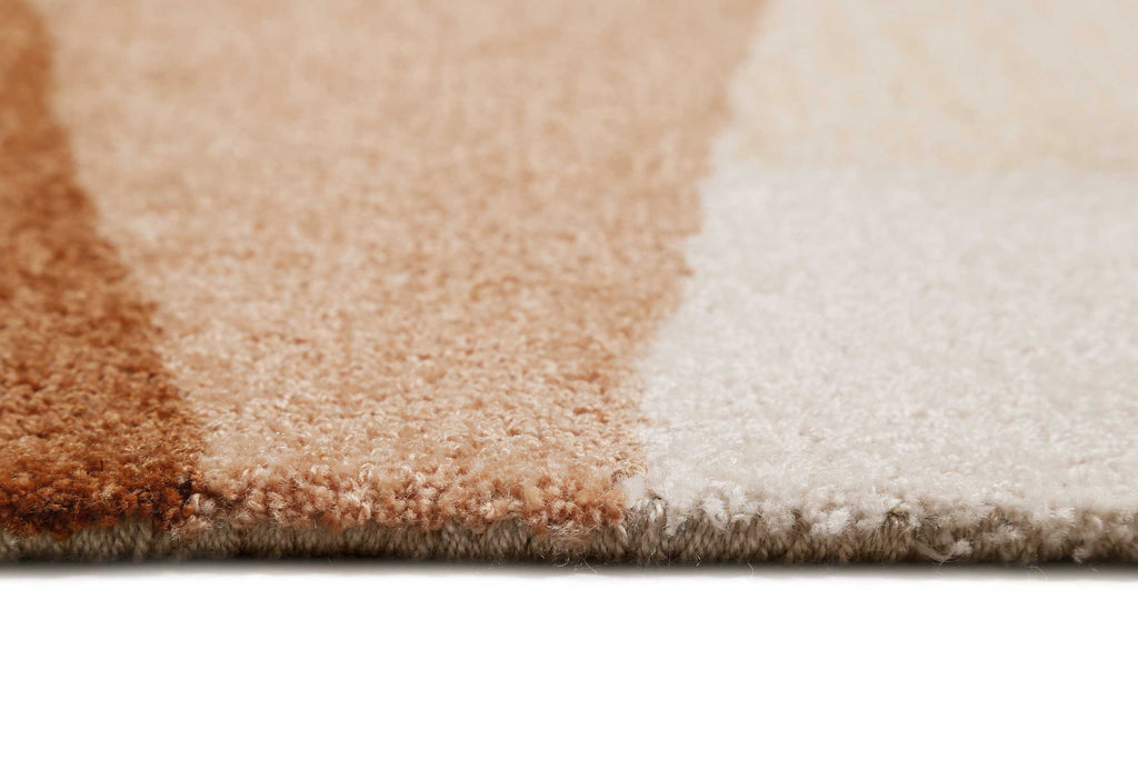 Teppich Rost Braun Kurzflor "Next Time 2.0" WECONhome