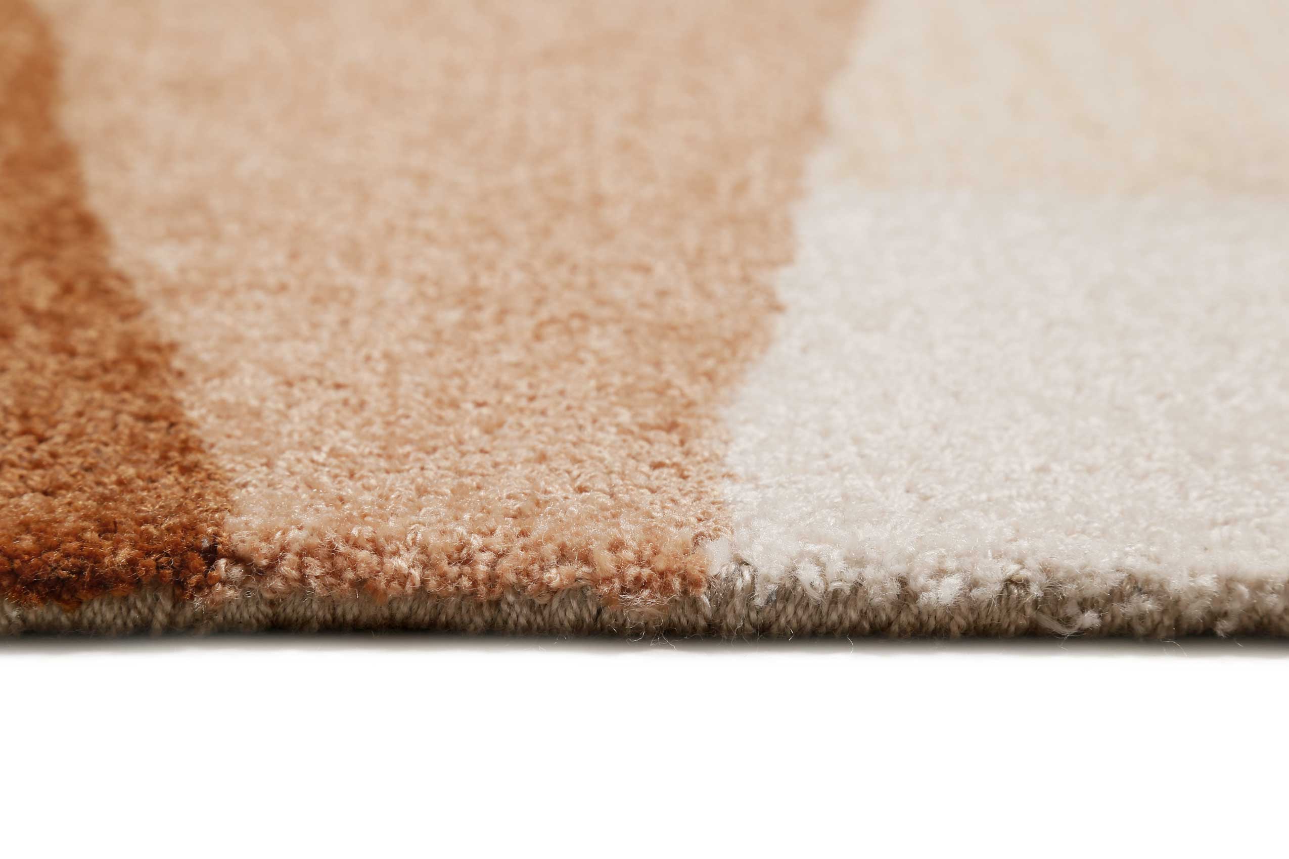Teppich Rost Braun Kurzflor "Next Time 2.0" WECONhome