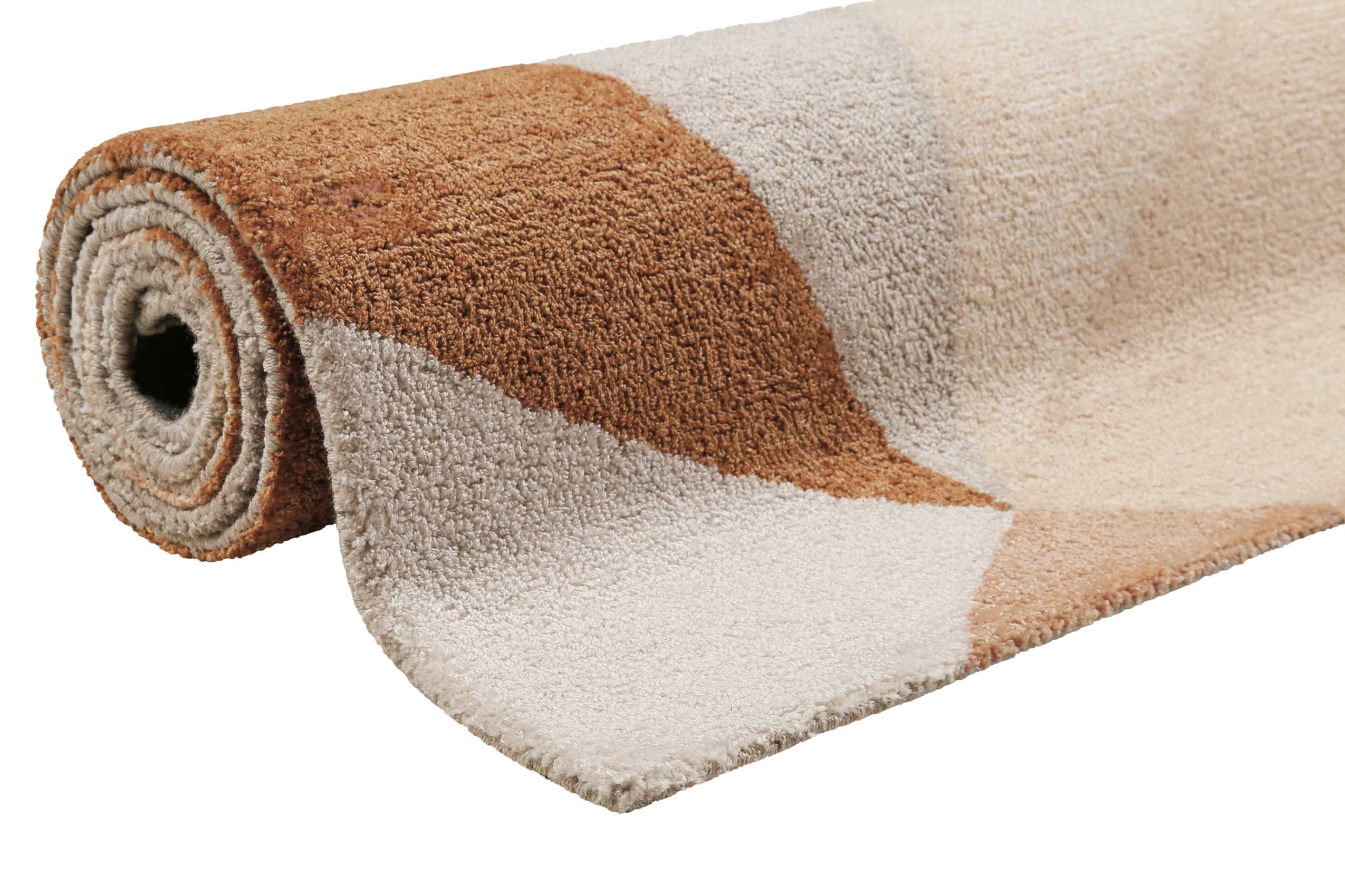 Teppich Rost Braun Kurzflor "Next Time 2.0" WECONhome
