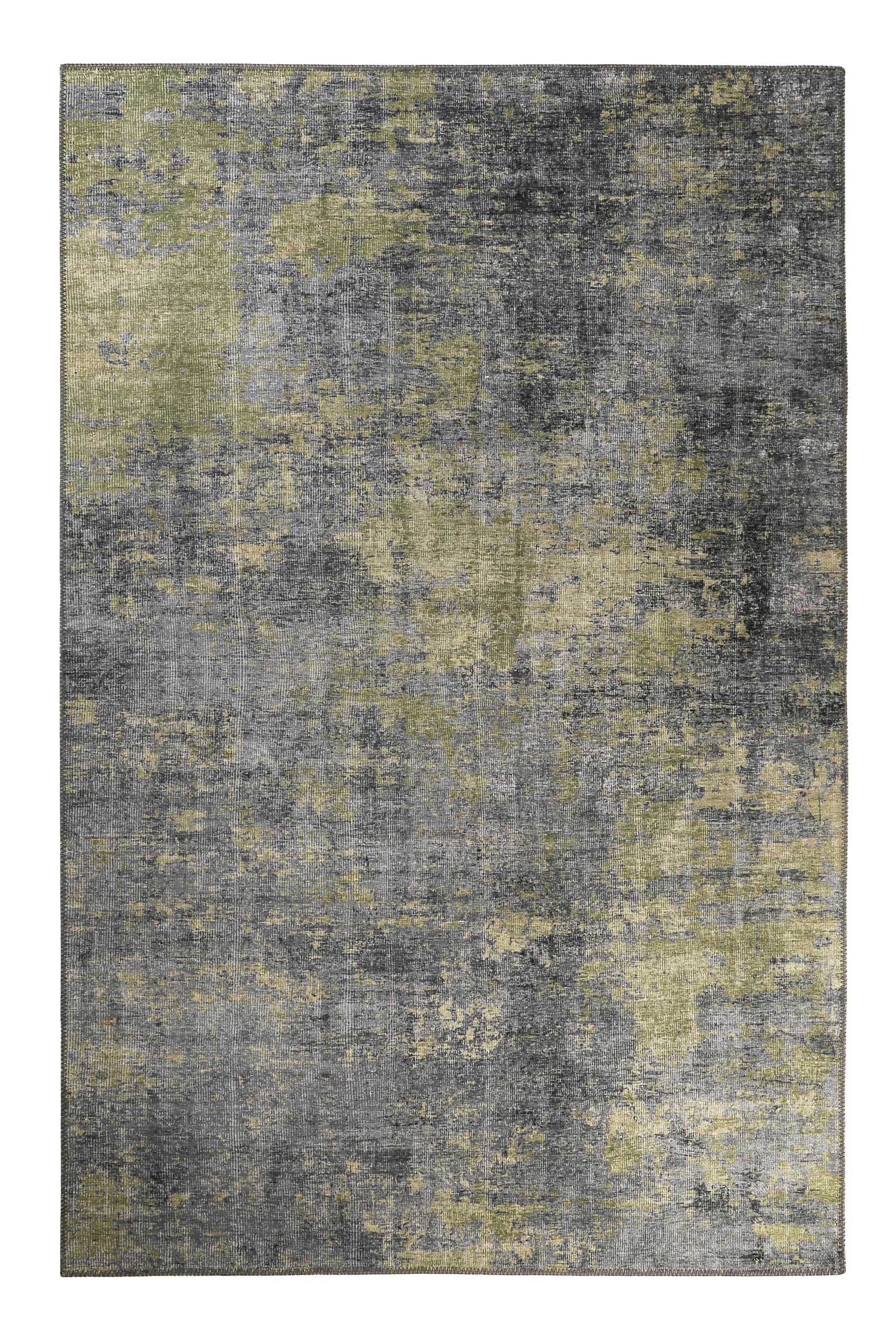 Vintage Teppich Blaugrau Grün "Night Hour" WECONhome