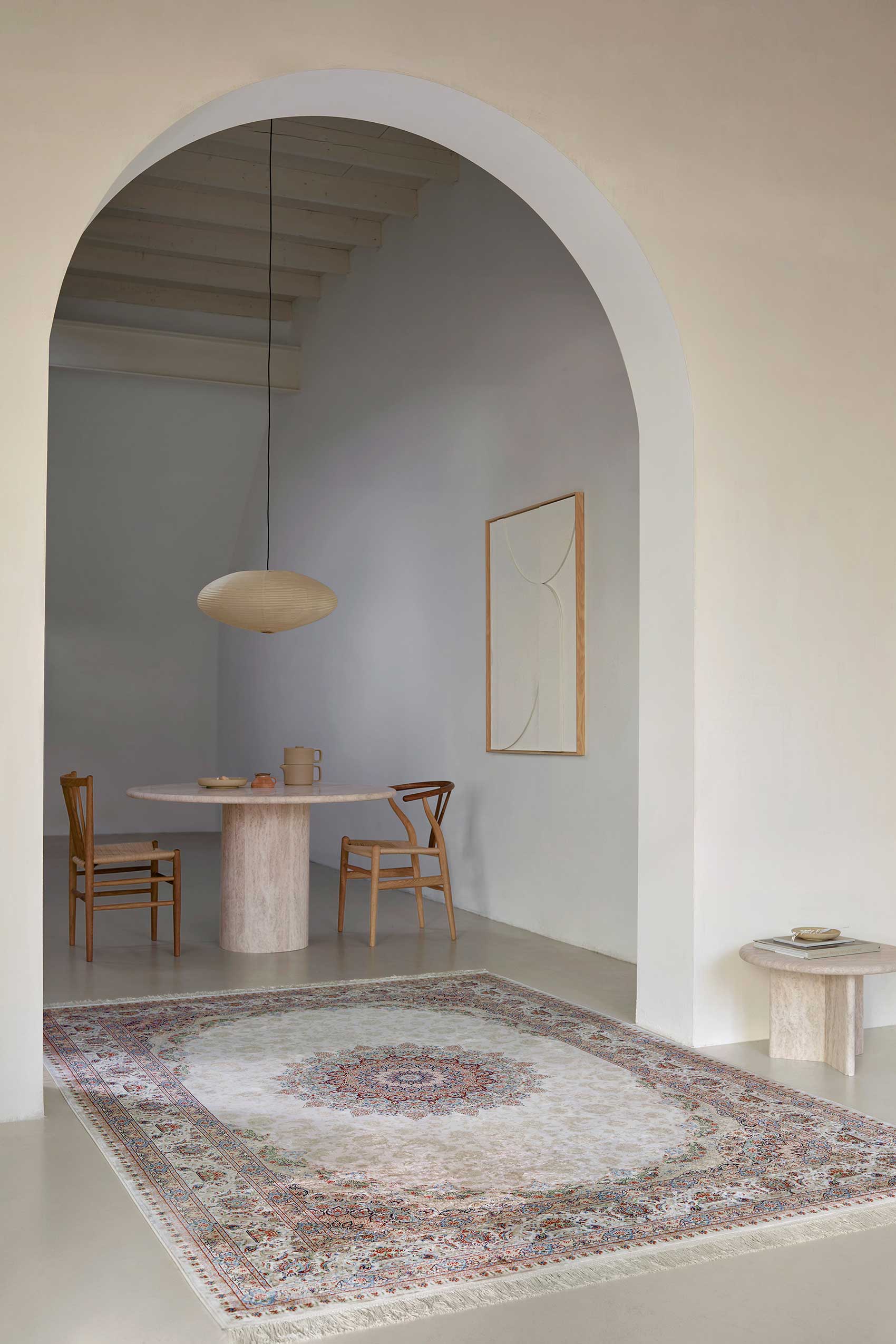 Orientteppich Beige "Täbriz" by WECONhome