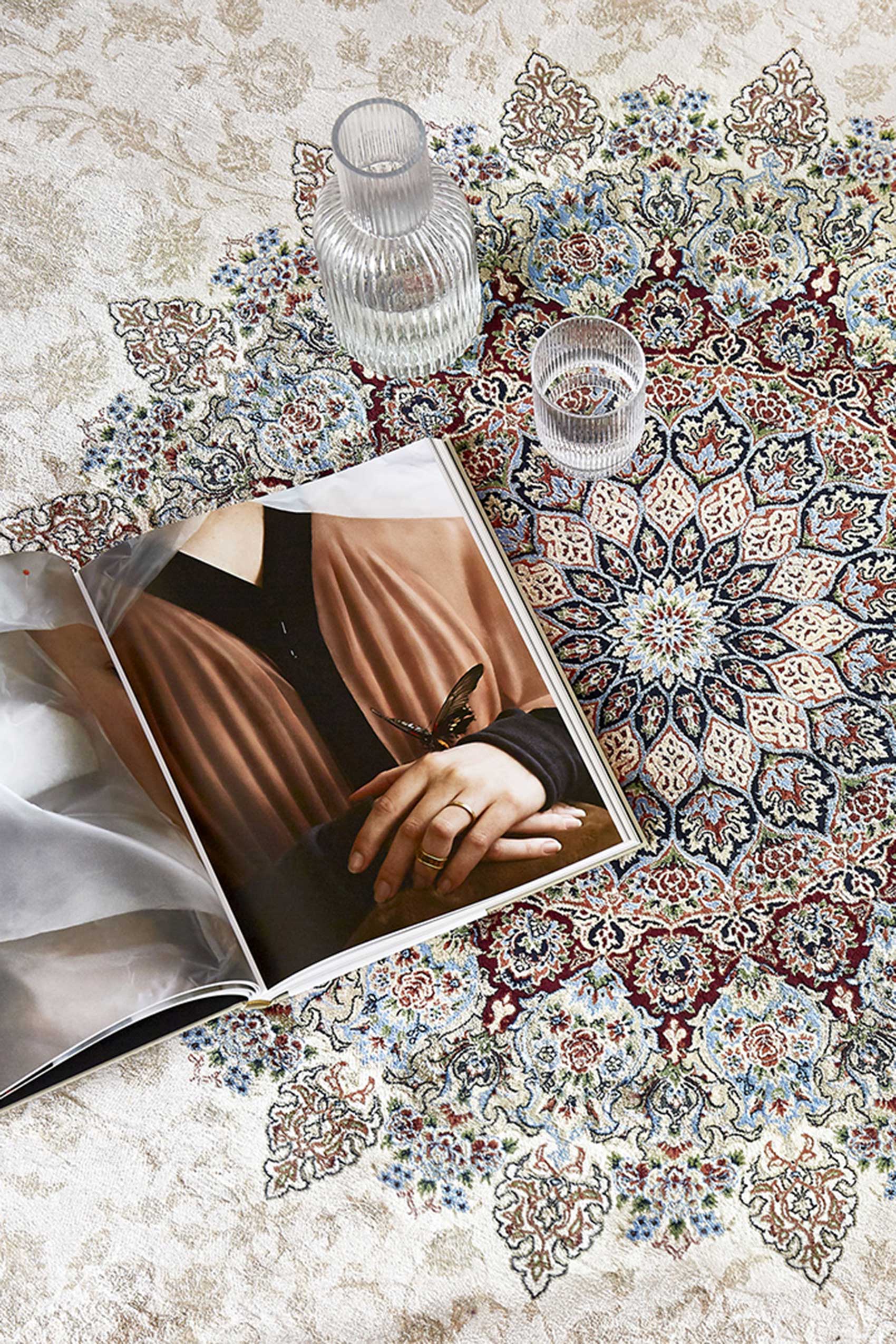 Orientteppich Beige "Täbriz" by WECONhome