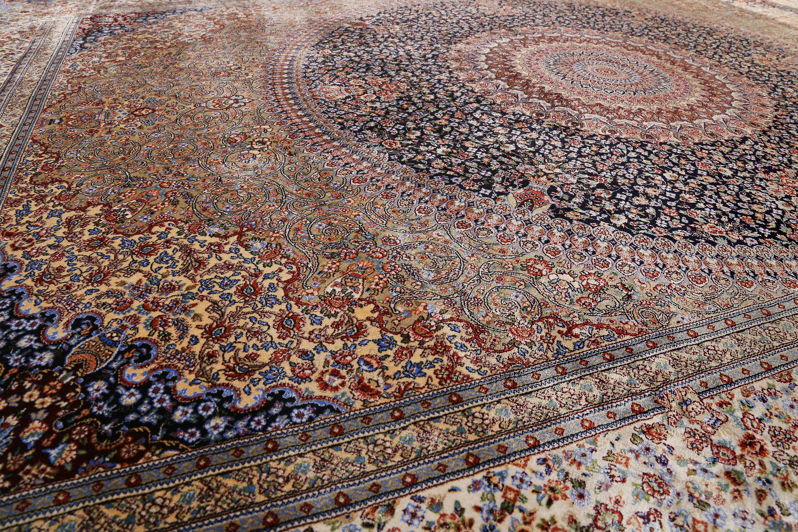 Orientteppich Blau "Täbriz" by WECONhome