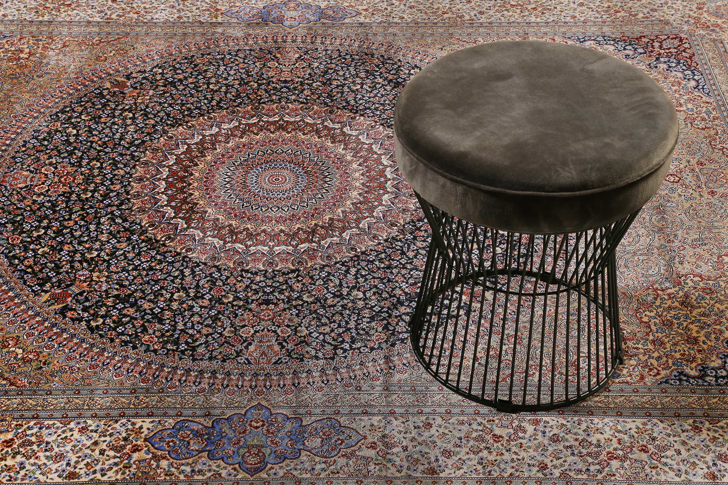 Orientteppich Blau "Täbriz" by WECONhome