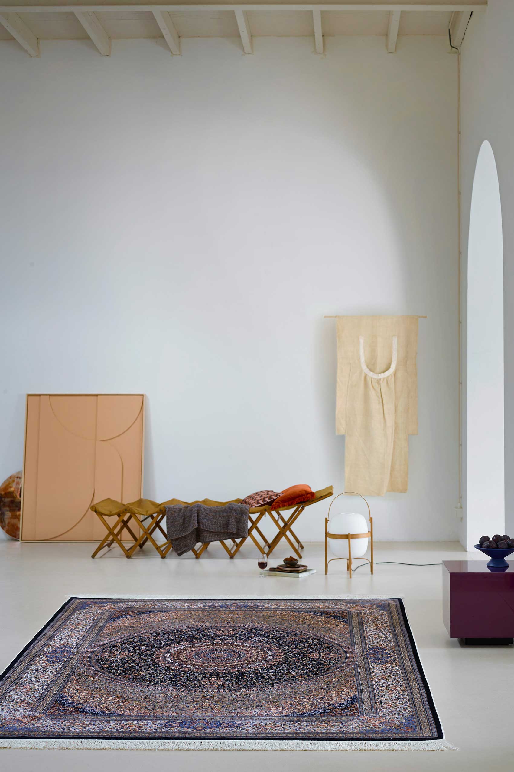 Orientteppich Blau "Täbriz" by WECONhome