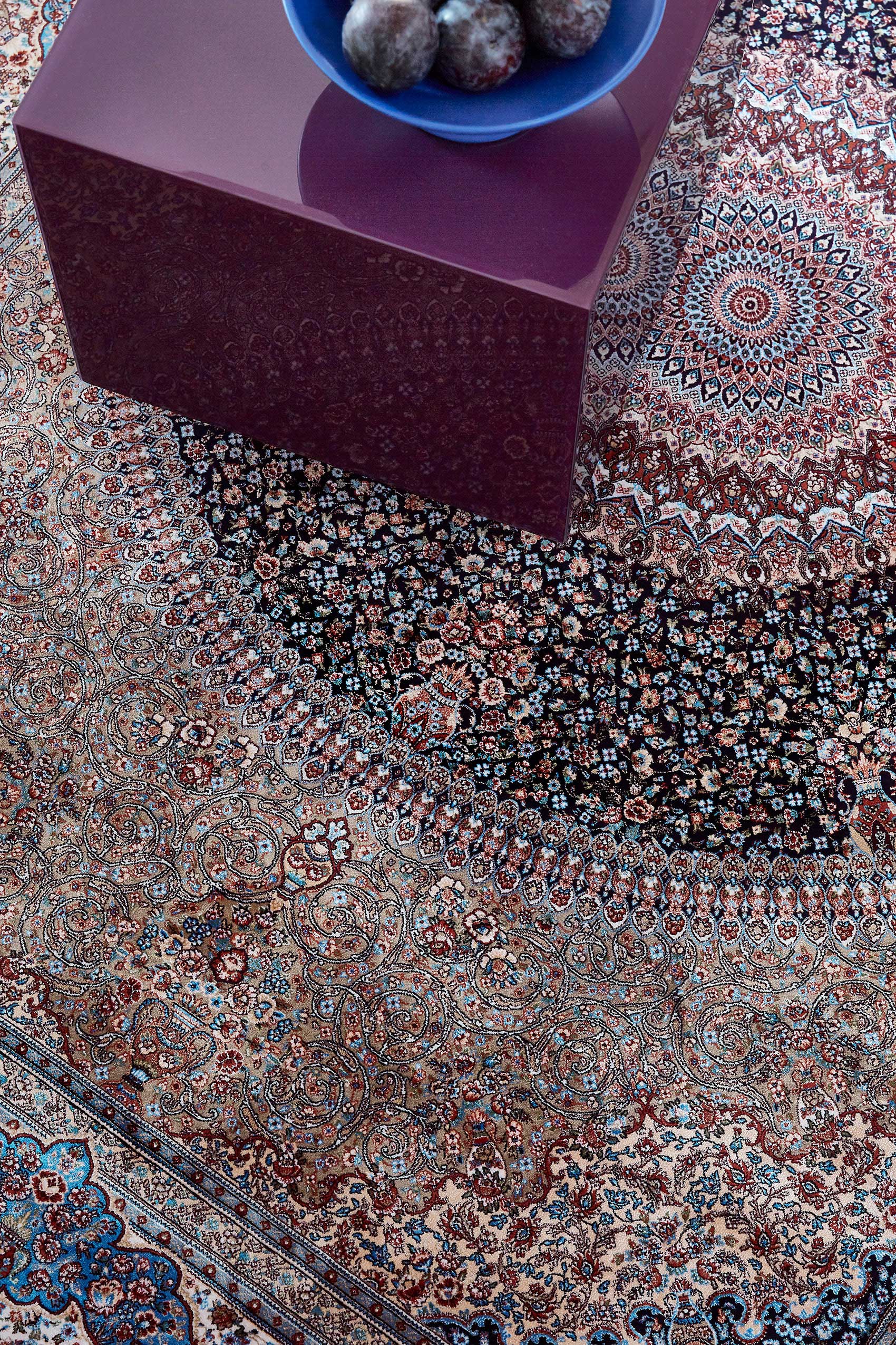 Orientteppich Blau "Täbriz" by WECONhome