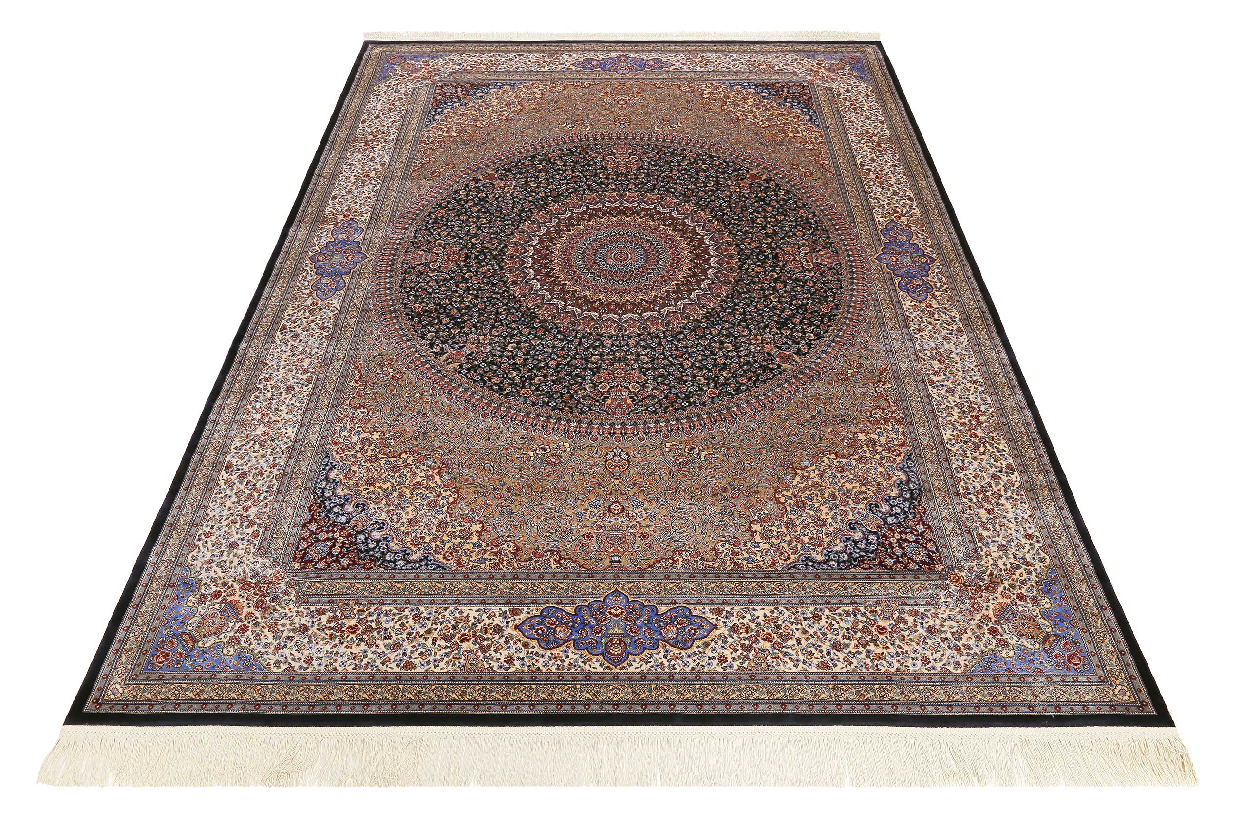 Orientteppich Blau "Täbriz" by WECONhome