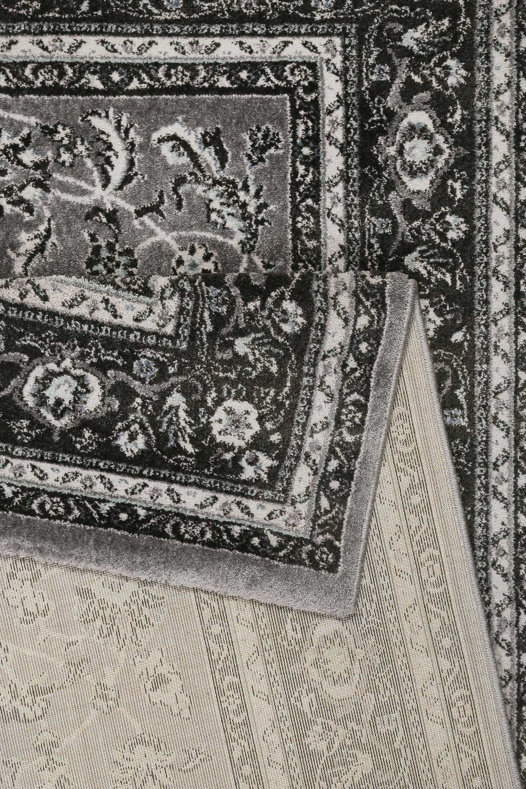 Teppich Grau Anthrazit Kurzflor "Oxford" WECONhome