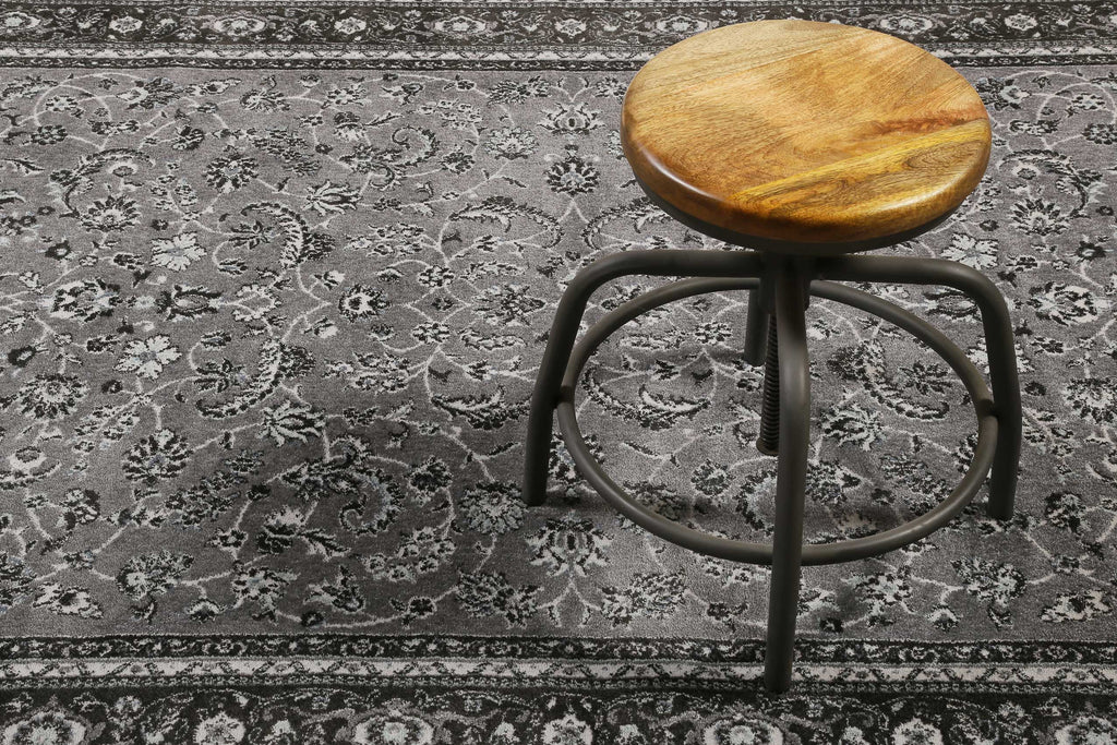 Teppich Grau Anthrazit Kurzflor "Oxford" WECONhome