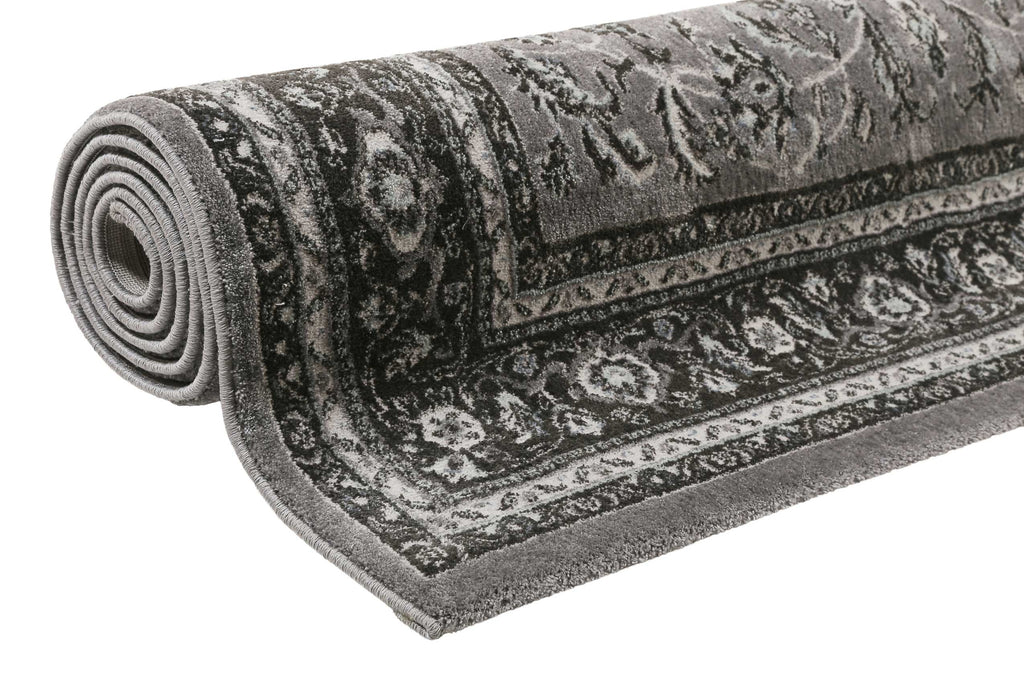 Teppich Grau Anthrazit Kurzflor "Oxford" WECONhome