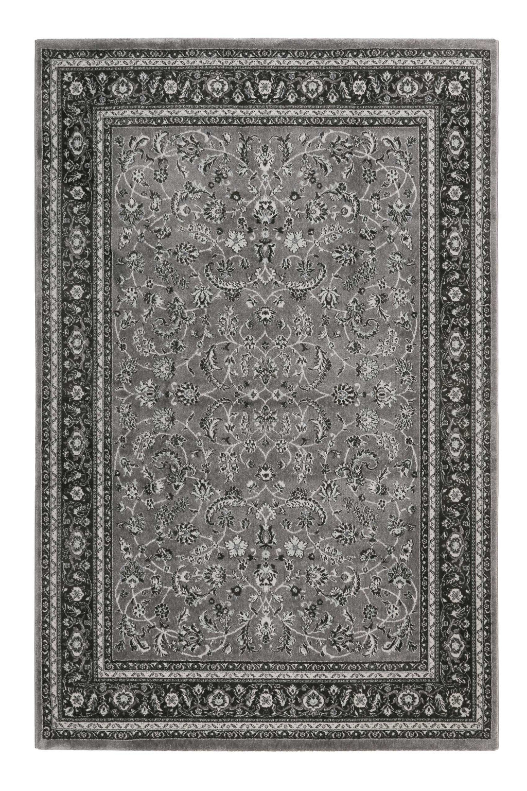 Teppich Grau Anthrazit Kurzflor "Oxford" WECONhome