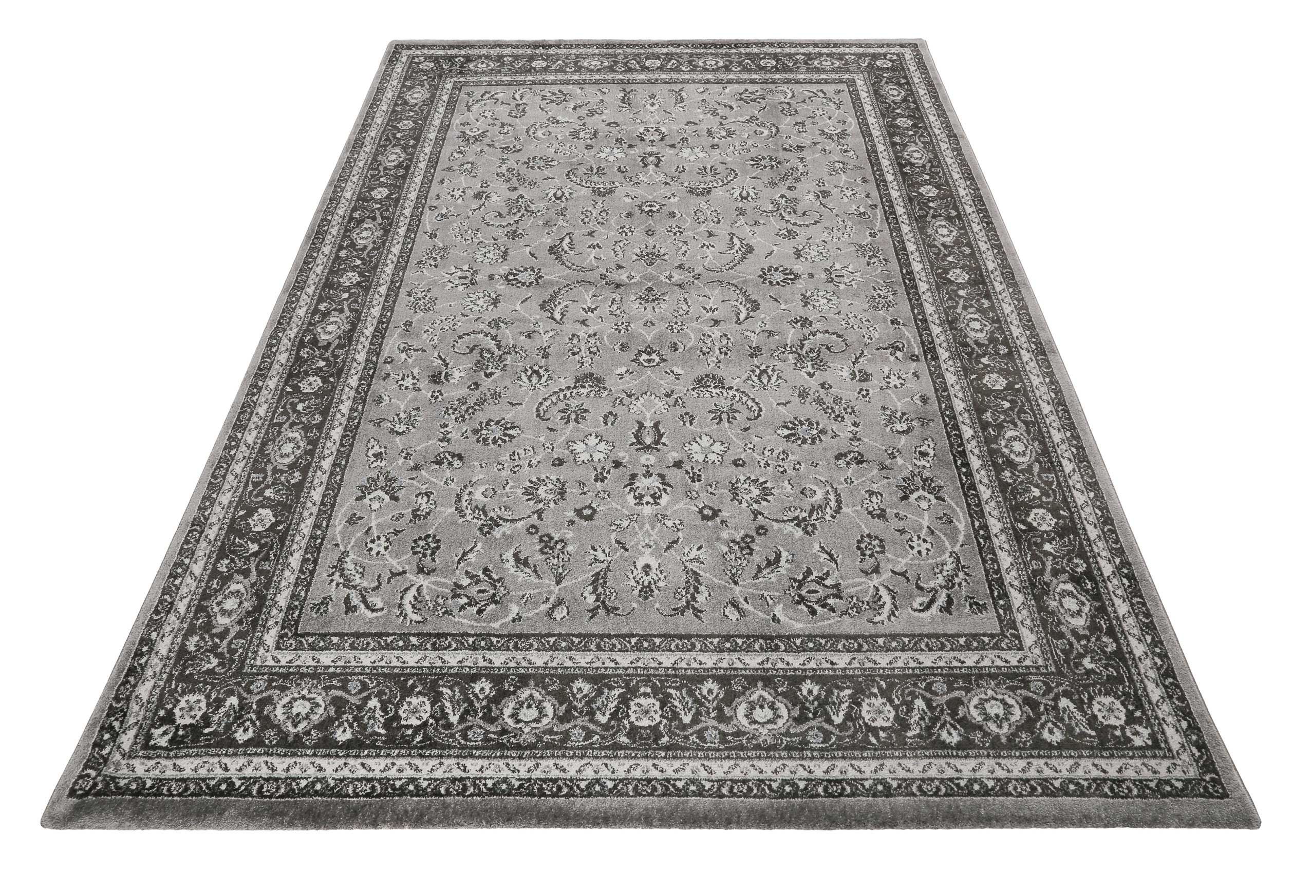 Teppich Grau Anthrazit Kurzflor "Oxford" WECONhome