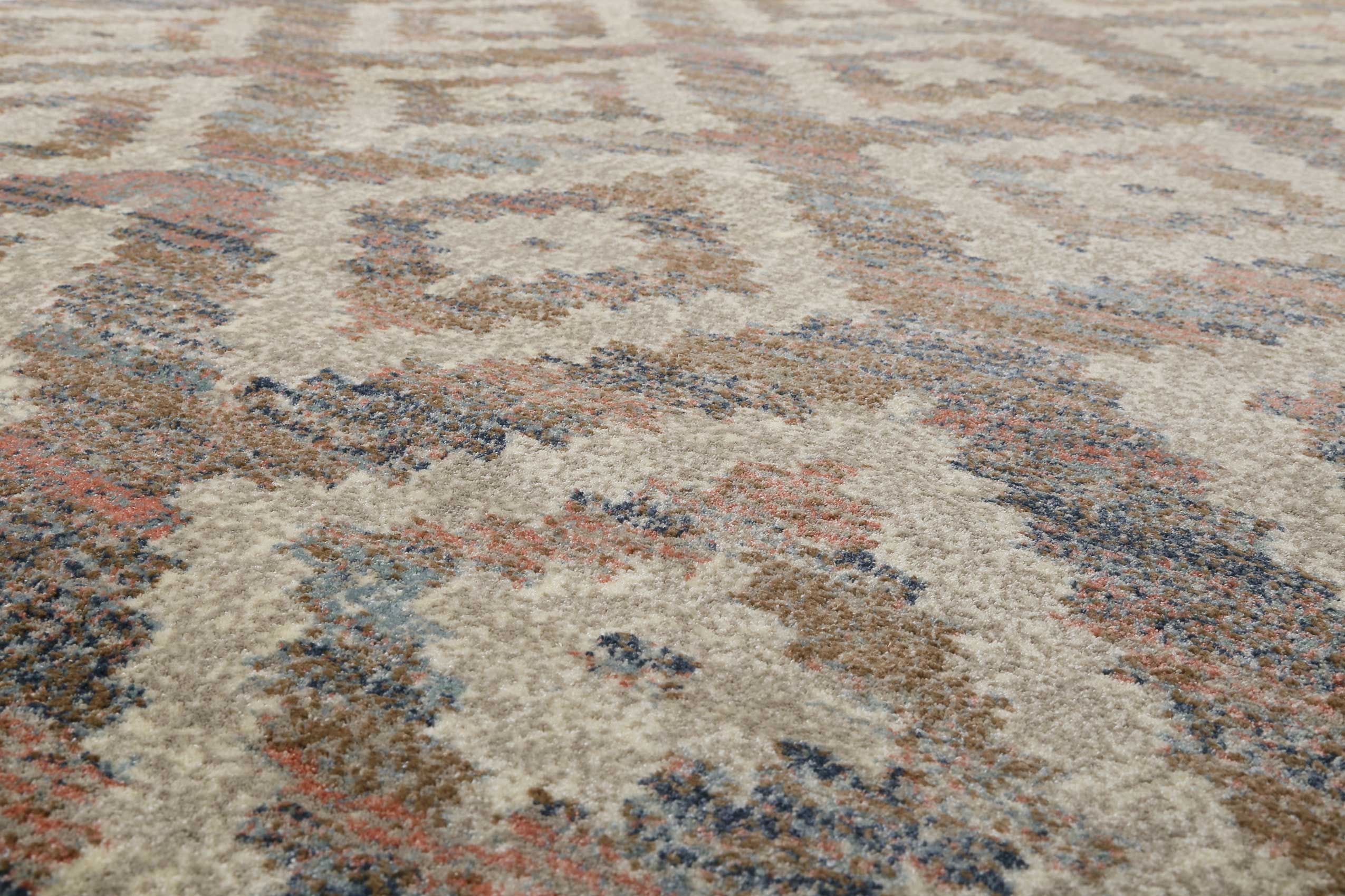 Teppich Beige Rosa Blau Kurzflor "Passion 2.0" WECONhome