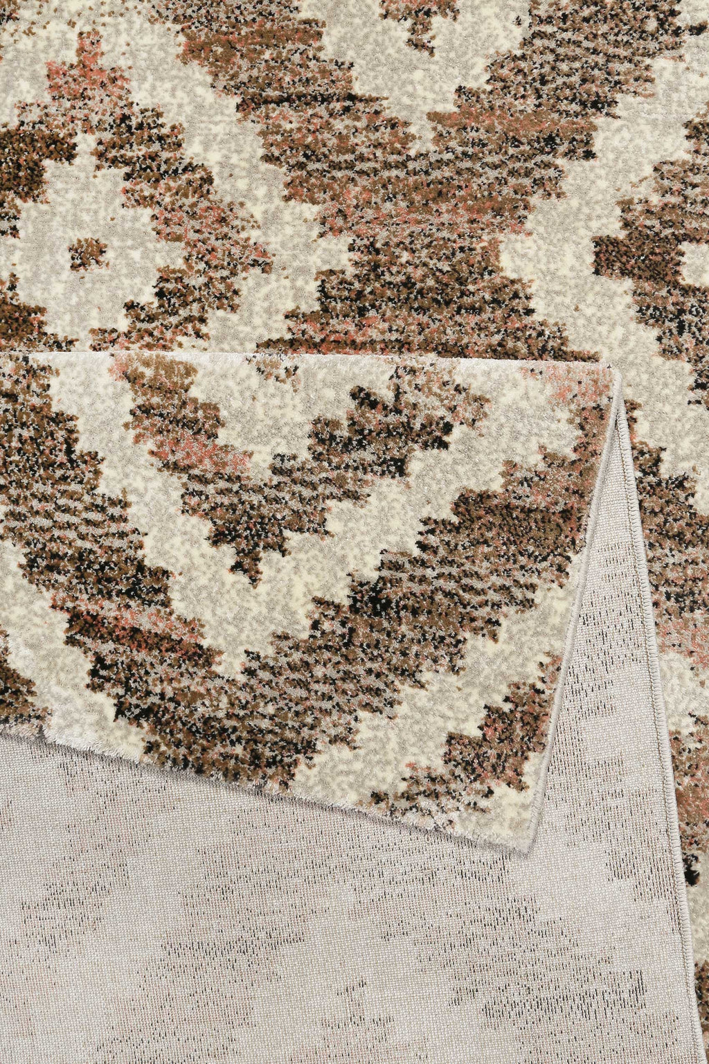 Teppich Beige Rosa Braun Kurzflor "Passion 2.0" WECONhome