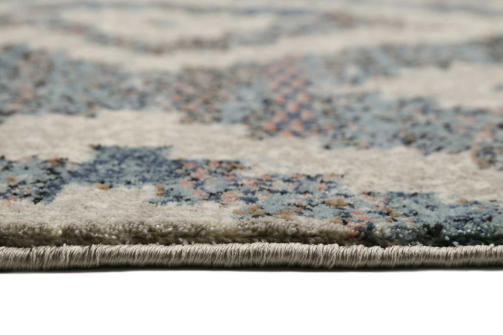 Teppich Grau Blau Beige Kurzflor "Passion 2.0" WECONhome