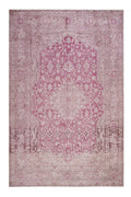 Vintage Teppich Grau Beige Rosa "Past Future" WECONhome