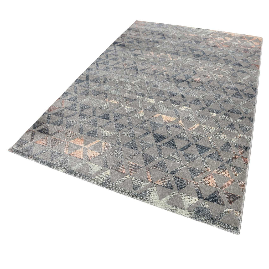 Teppich Grau Taupe Rosa Kurzflor "Pearl 2.0" WECONhome