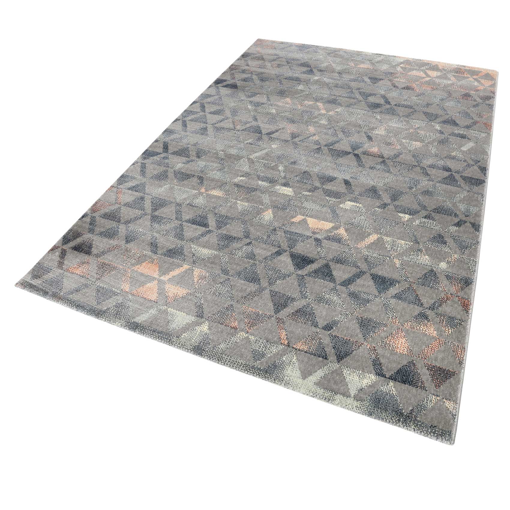 Teppich Grau Taupe Rosa Kurzflor "Pearl 2.0" WECONhome