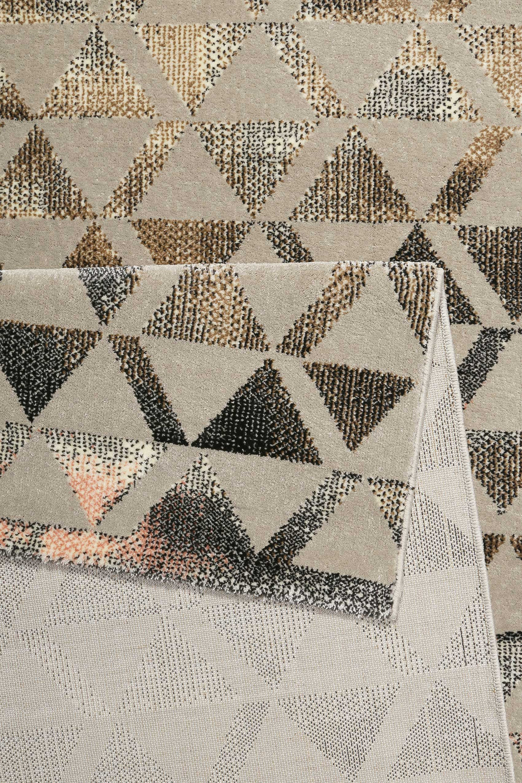 Teppich Grau Schwarz Rosa Kurzflor "Pearl 2.0" WECONhome