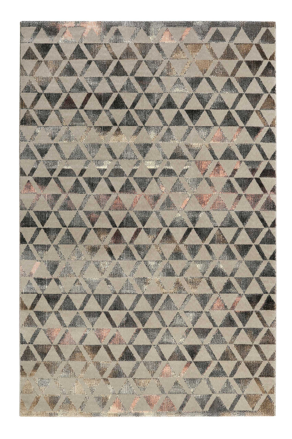 Teppich Grau Schwarz Rosa Kurzflor "Pearl 2.0" WECONhome